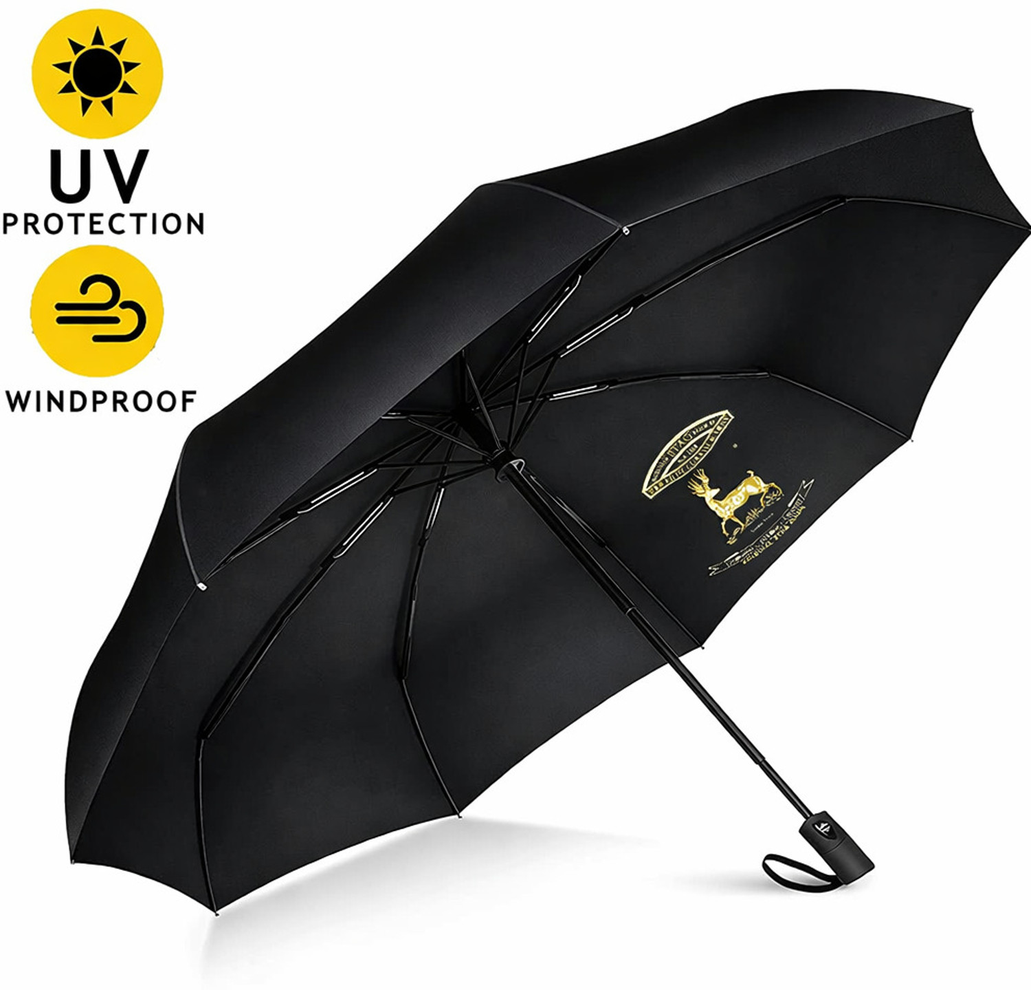 Image of STAG 21.5 Inches 2 Fold Automatic Open type Nylon Umbrella