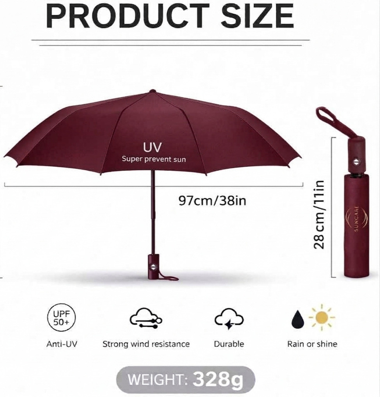 Image of Ocean Style Auto Open & Close Umbrella Umbrella