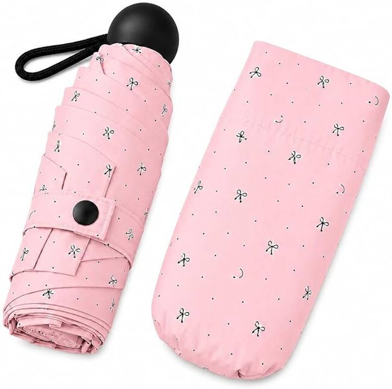 BAZKU Auto Open 3 Fold Umbrella For Protection Against Rain Sun+UV Rays with cover Umbrella