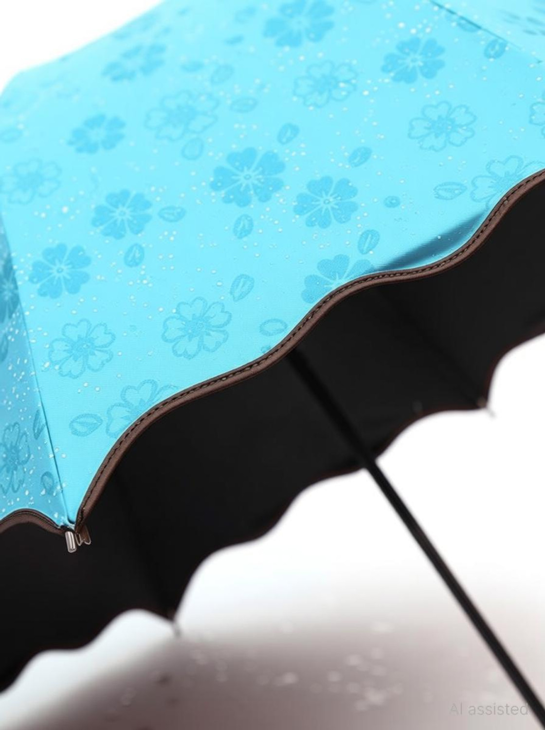 Image of TAPAHPRIYAY 3 Fold Magic Umbellar UV Protection, Beautiful Creative Magical of Blooming Umbrella