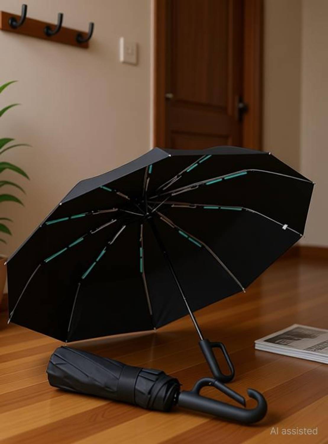 Calldrishe Extra Large Windproof Travel Folding Compact Golf Uv Protection Umbrella