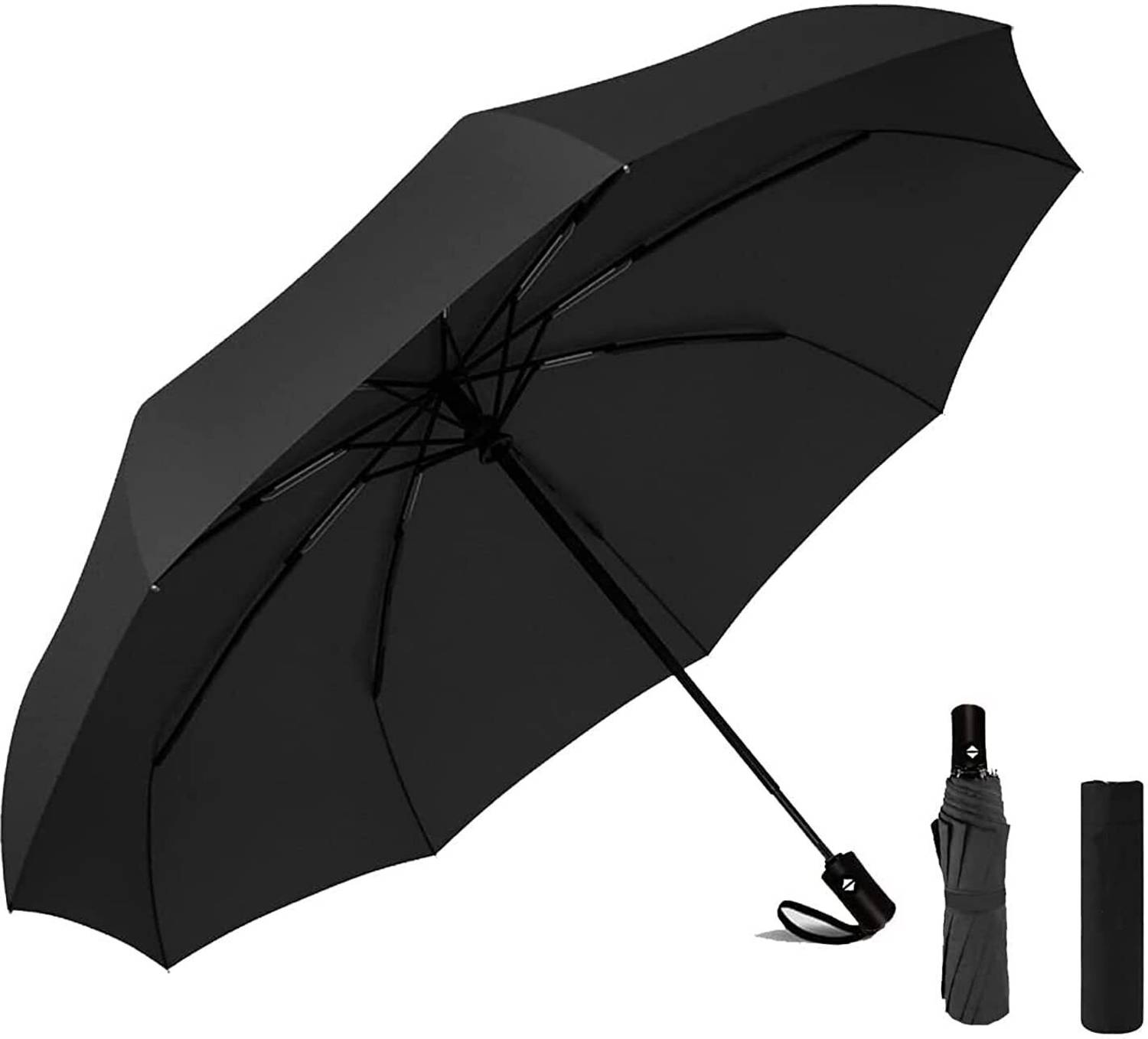 HI-HOPE 3 Fold Umbrella For Rain & Sunlight| Auto Open & Close, Waterproof, Windproof Umbrella