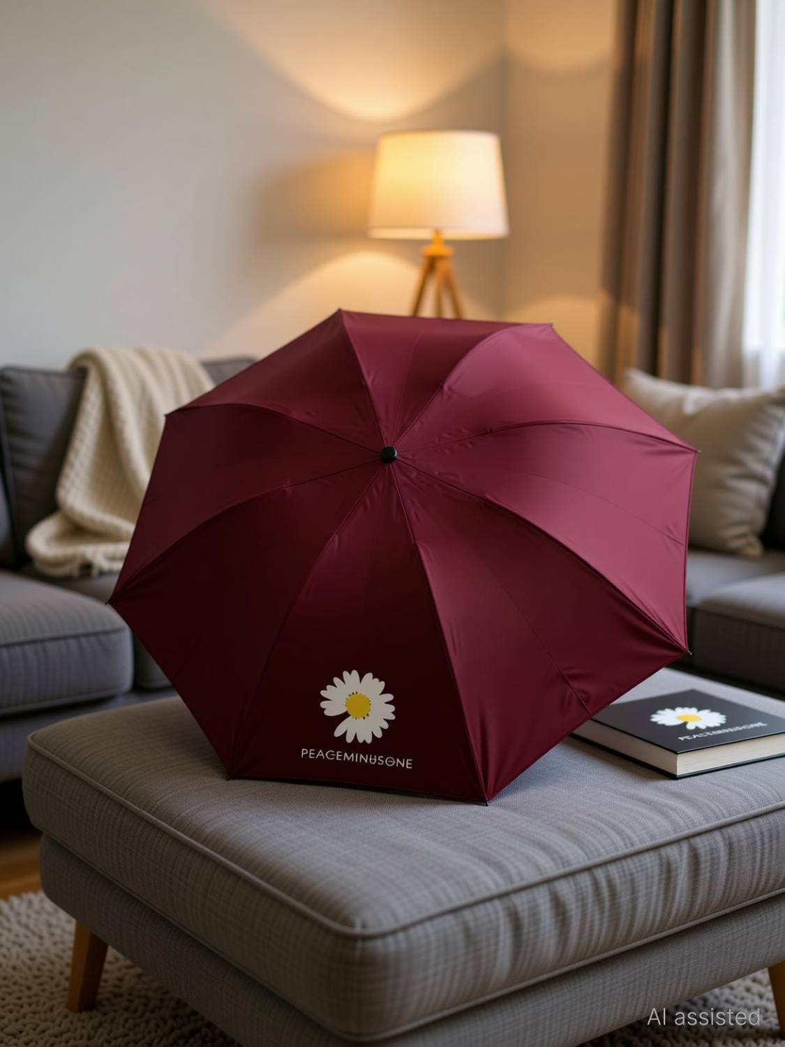 KEKEMI 3 fold Manual Plain Sun & Rain Umbrella