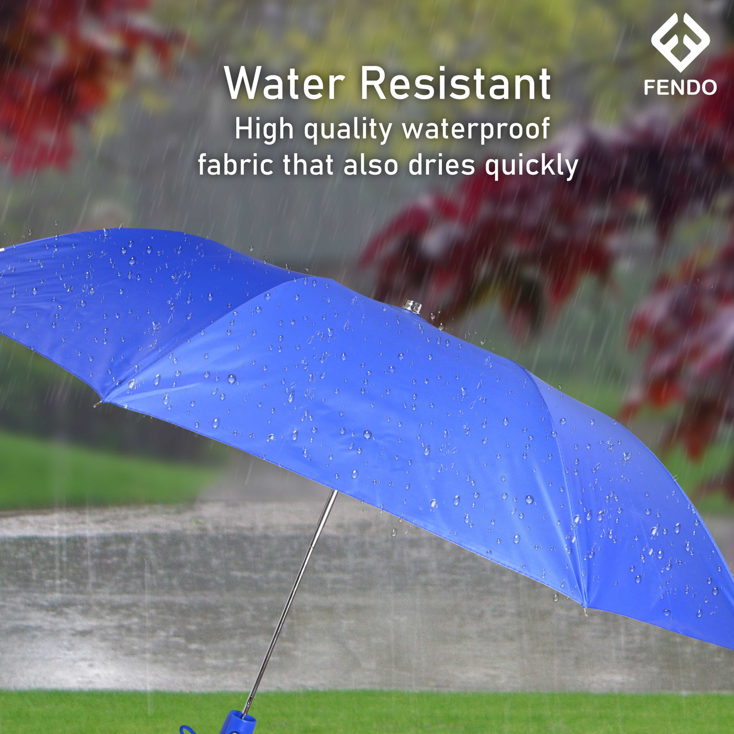 Image of Fendo Laura 2 FOLD Auto Open 24.5 Monsoon UV Protection For Women,Girls Umbrella
