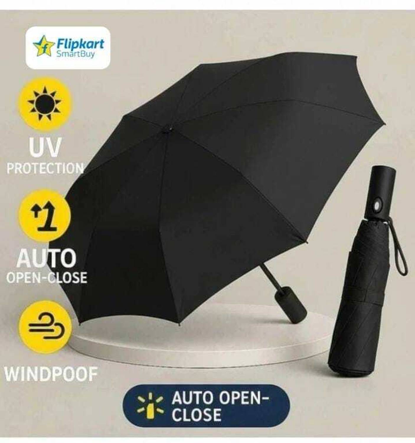 Flipkart SmartBuy Umbrella for Men & Women | Auto Open & Close | Windproof Umbrella