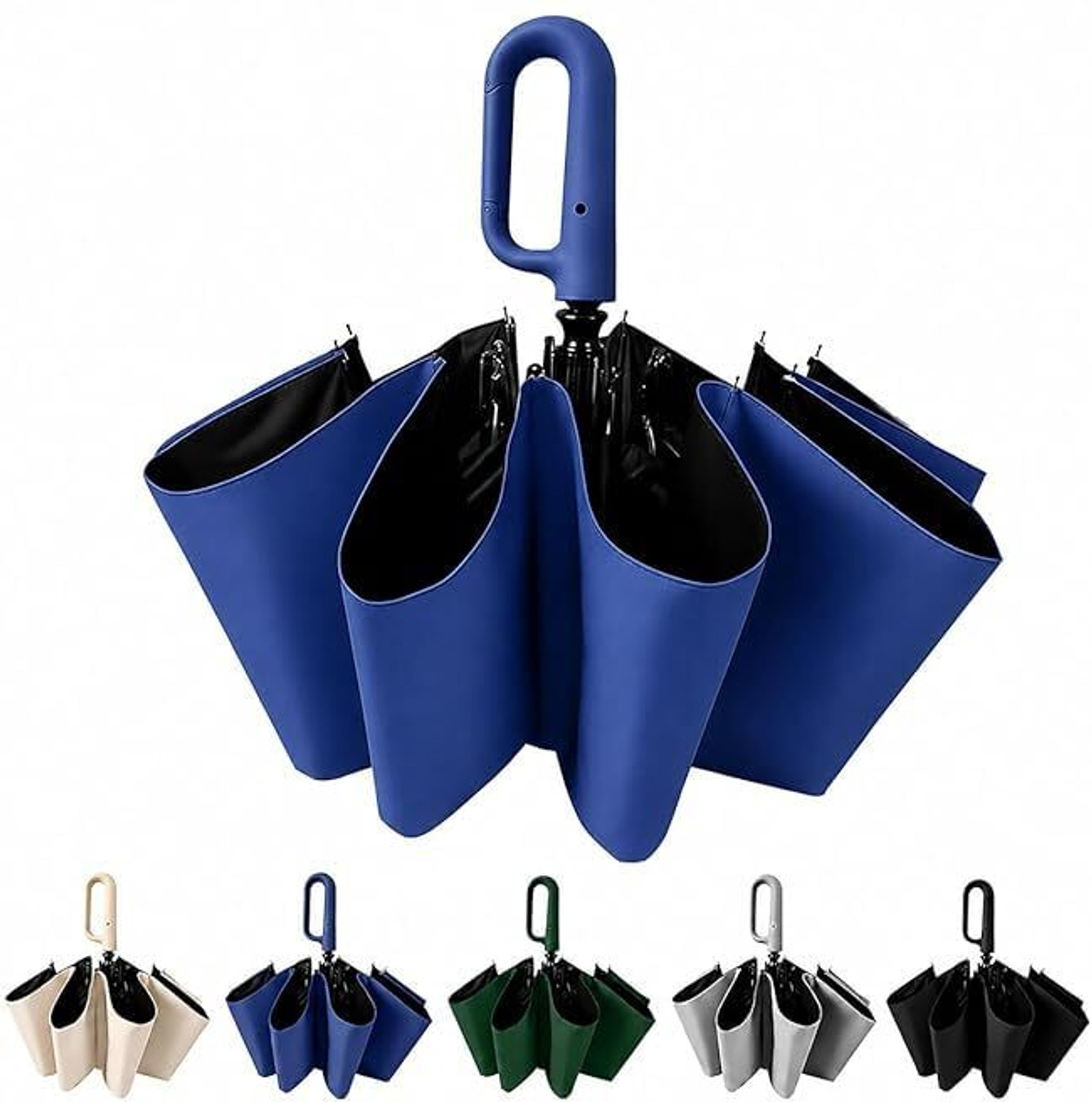 Image of BONTEC Large 42 inch 3 Fold Auto Open & Close Umbrella Umbrella