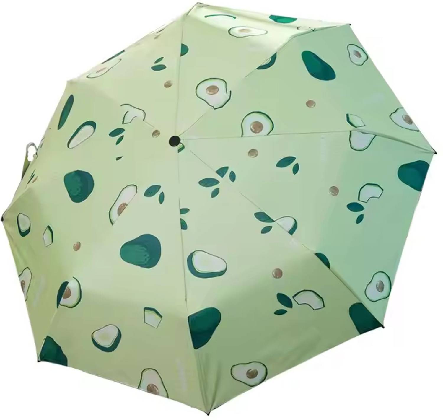 Bizarro.in Fruits Printed, Sun Protective Black Coated Foldable Umbrella for Boys & Girls Umbrella