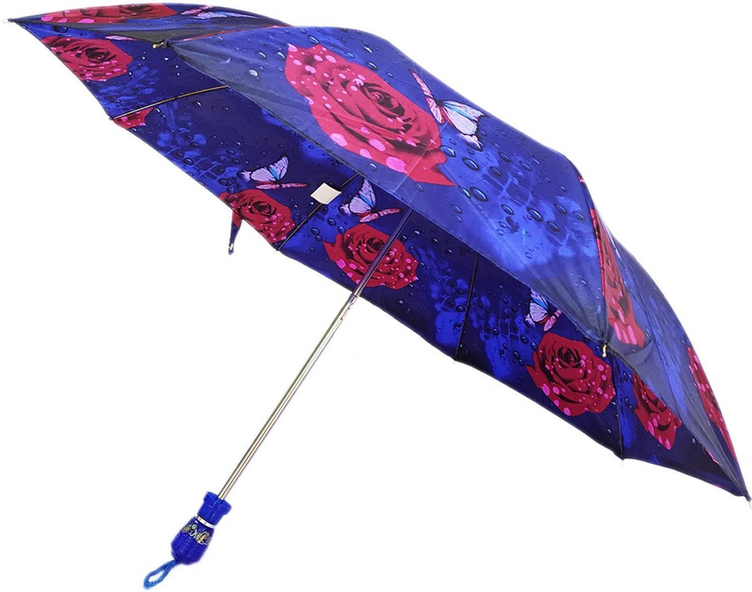 GREEN BIRD Colorful Printed 1Pcs Umbrella – 2 Fold Travel Size Umbrella