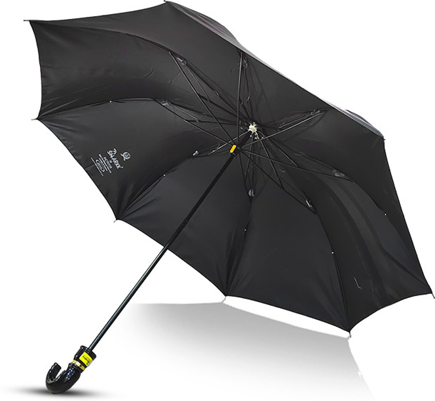 Image of Sharkk DICTATOR 59 2-Fold Heavy-Duty Black Umbrella for Men Umbrella