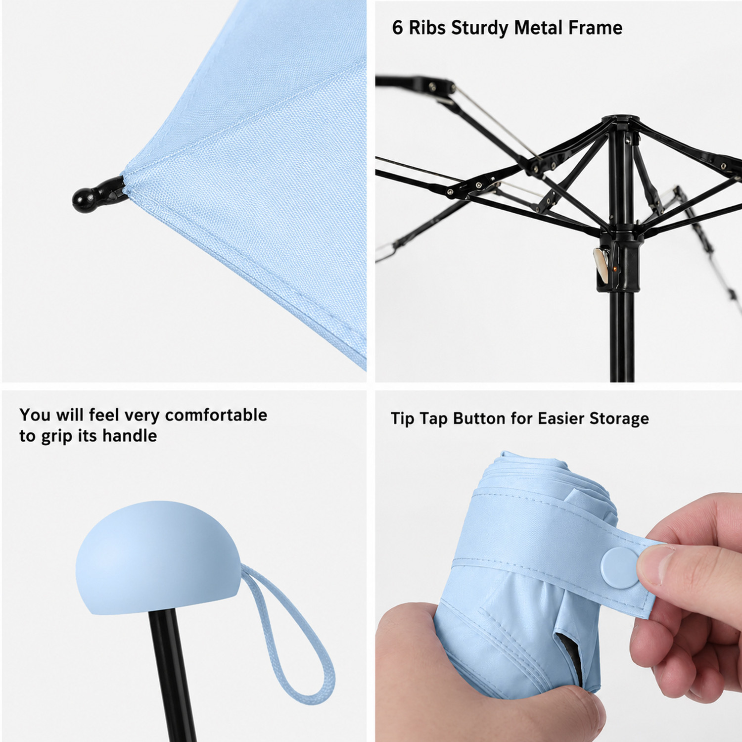 Image of CONTACTS Compact Foldable Umbrella for Men & Women Umbrella