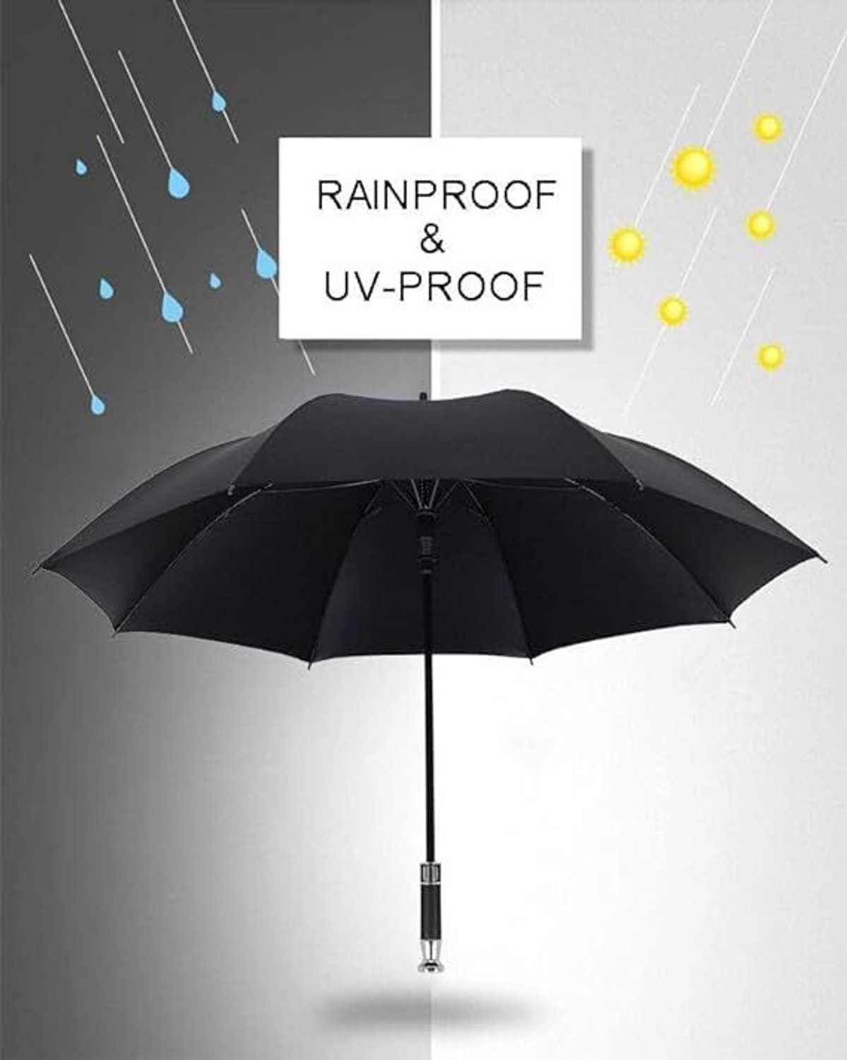 Image of Le Daizy Auto Open Umbrella For Man, Women, Kids, Girls and Boys /Rain and Wind Resistant Umbrella