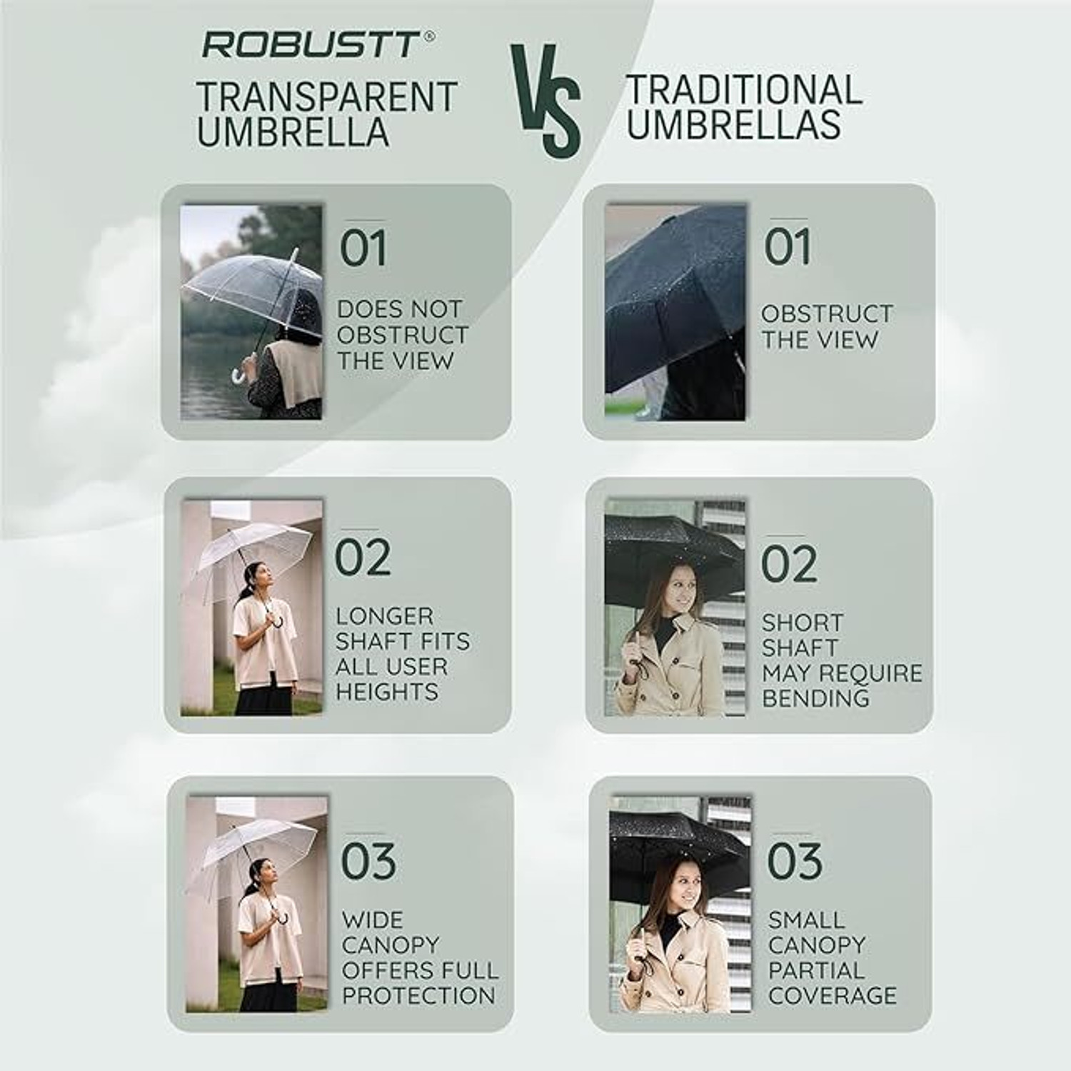 Image of bhagyvila Umbrella with Wind Resistant Waterproof Canopy, for Outdoor Walking, Travel Umbrella