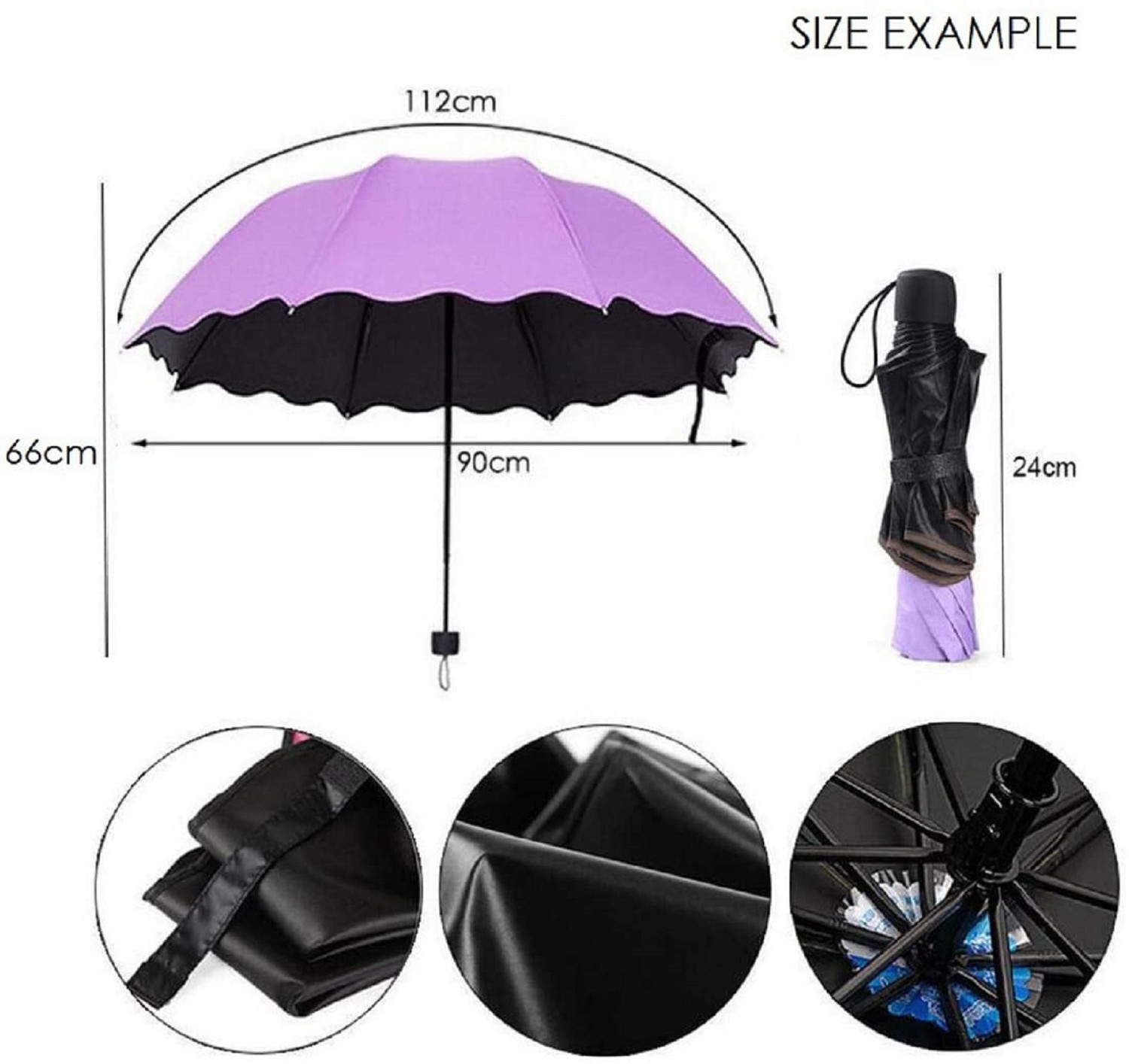 Image of GOPINATH AUTOLINK Fancy Magic Umbrella Blossoms Occur with Water for Girls Women sunlight or rain Umbrella
