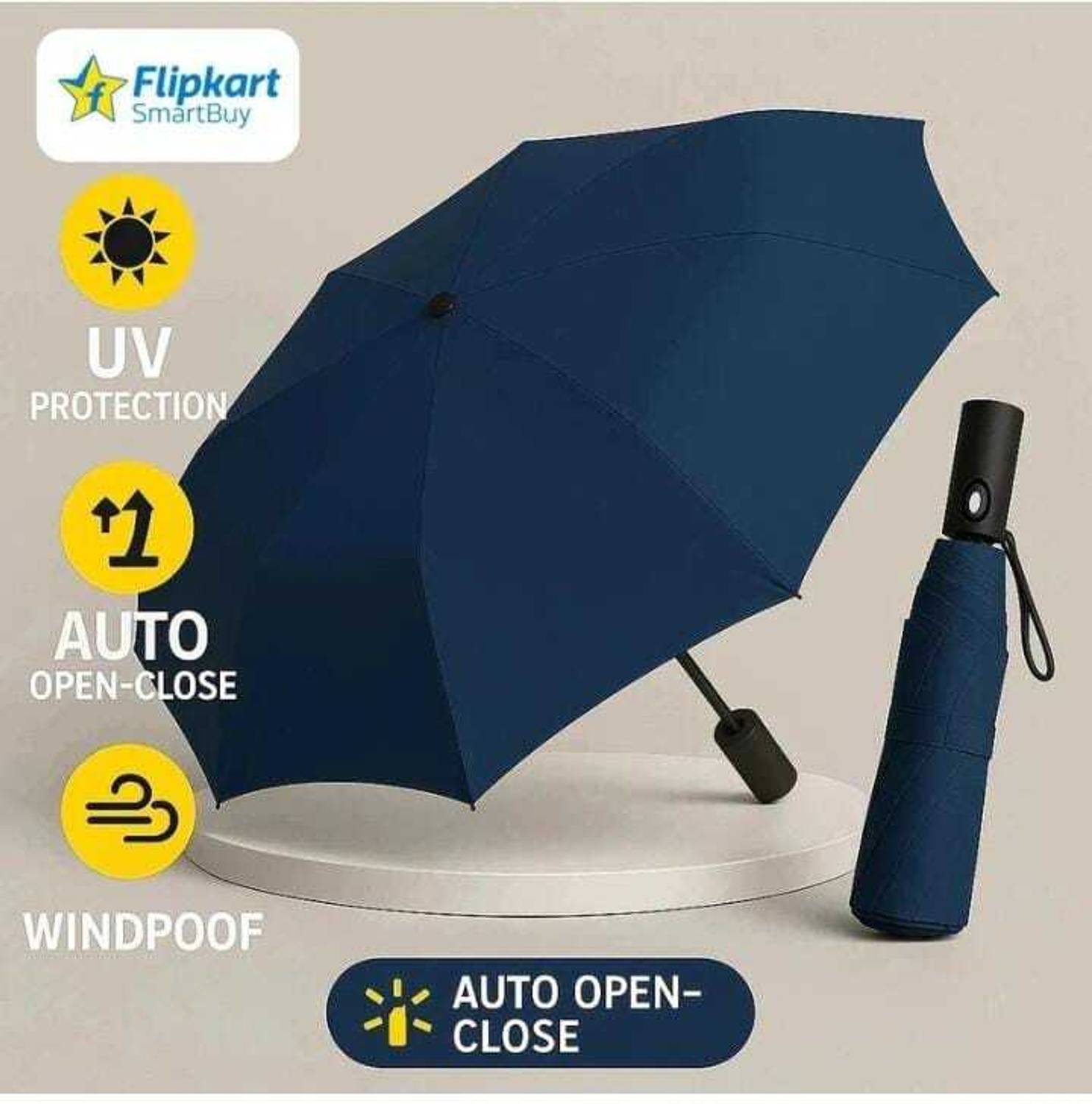 Flipkart SmartBuy Umbrella for Men & Women | Auto Open & Close | Windproof Umbrella
