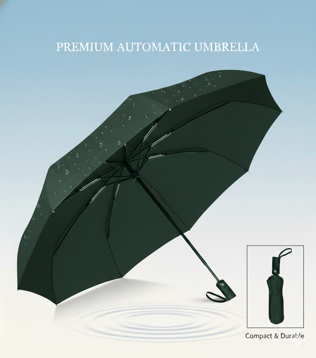 Image of HKZ-YG UV Foldable Umbrella | Windproof Auto Chhata for Men & Women Umbrella Umbrella