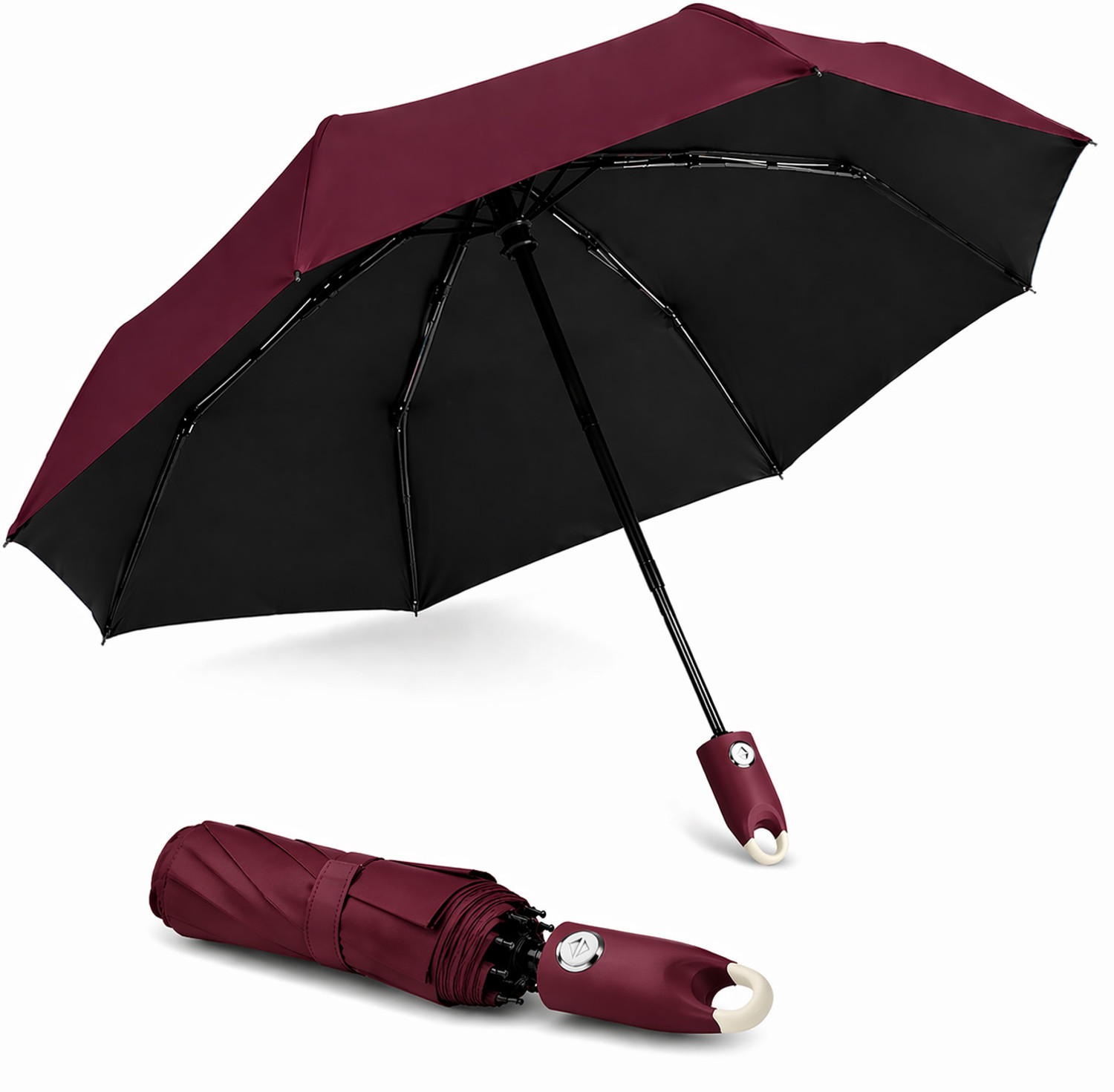 Image of NILAMBER Sun Protection Rain Windproof large 3 fold for men women Kids Umbrella