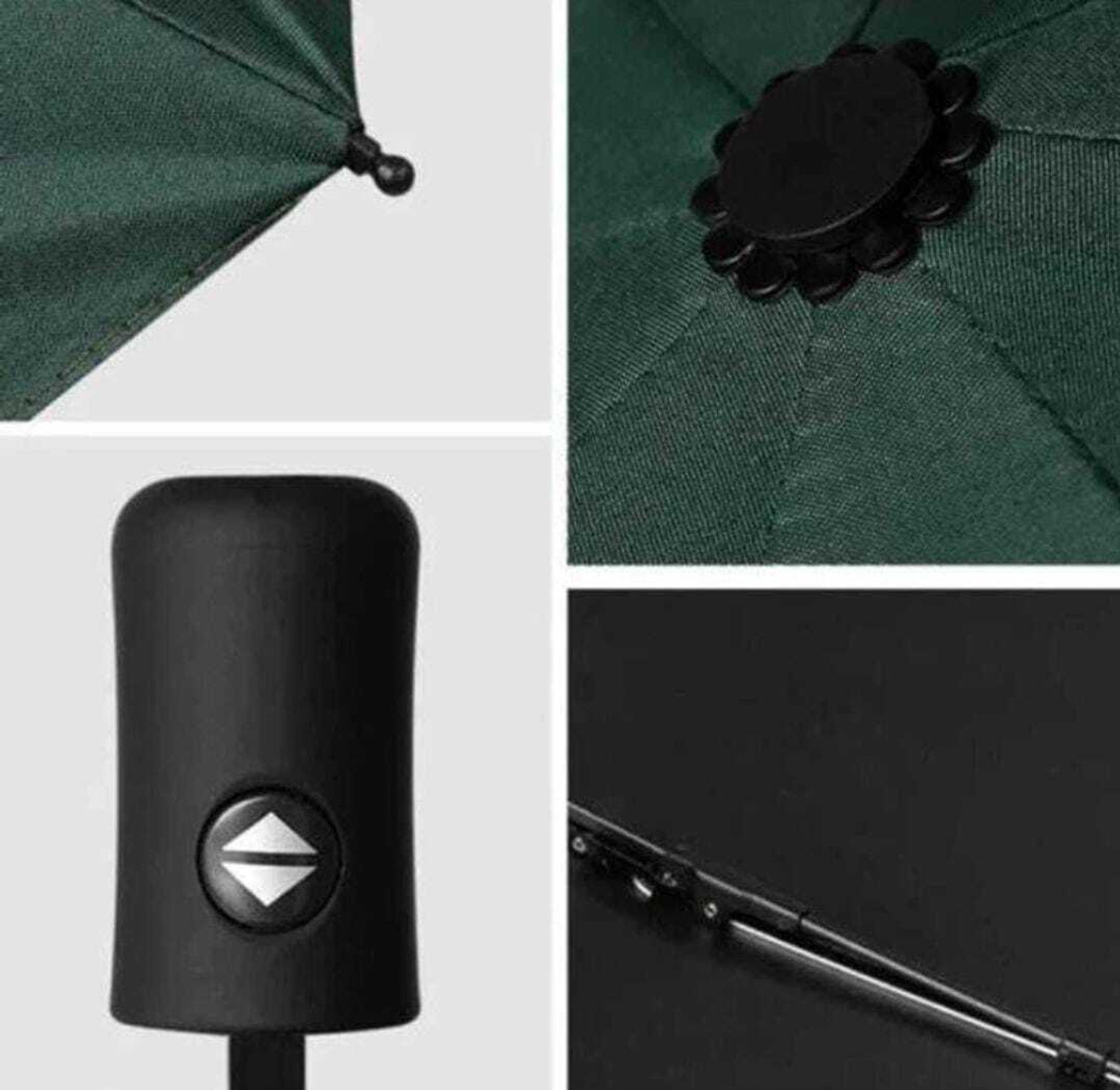 Image of DZX-RE 3 Fold with Auto Open and Close Navy Blue UV Umbrella Umbrella