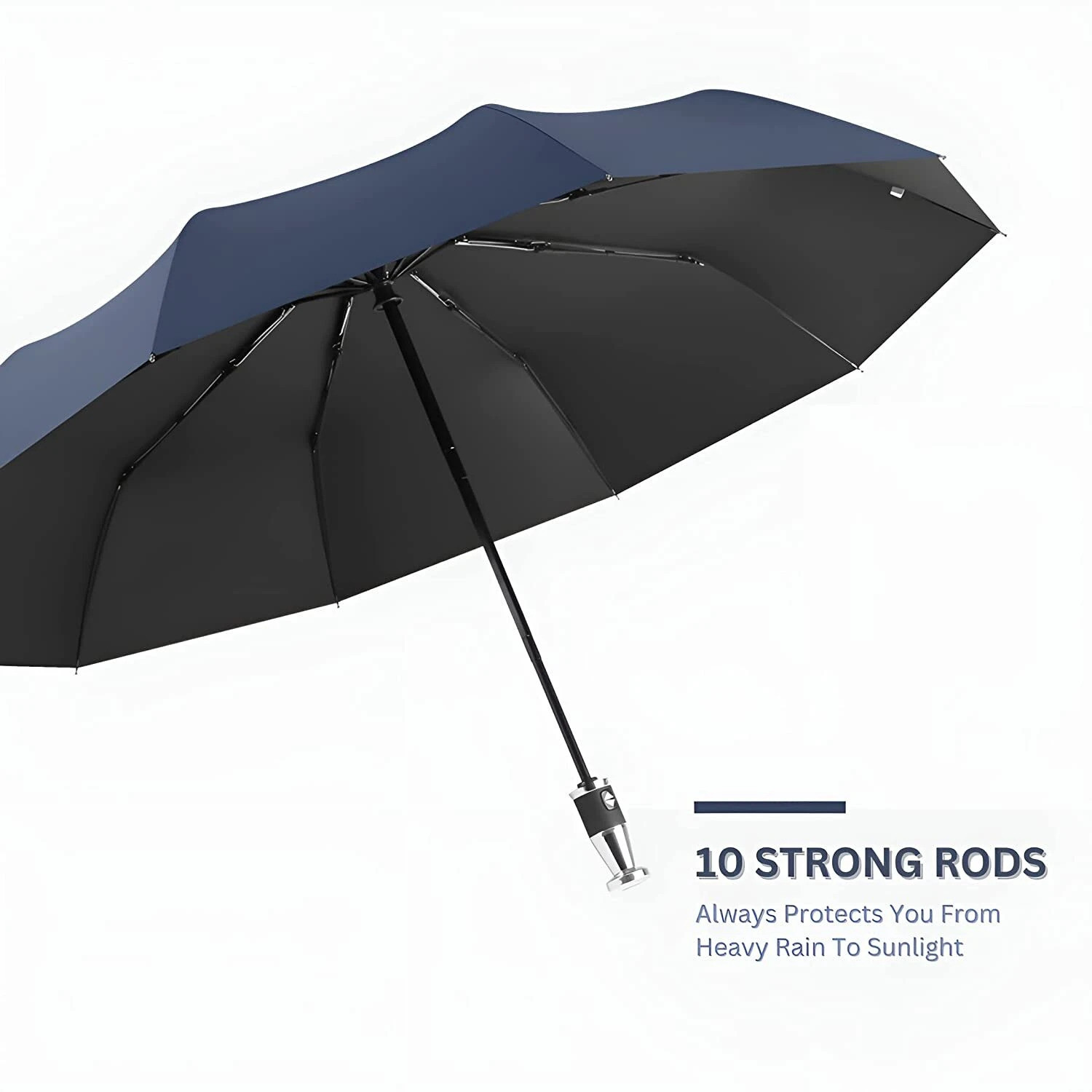 Image of Star Work SMALL GOLF BLUE AUTO OPEN&CLOSE UMBRELLA (PACK OF 1) Umbrella
