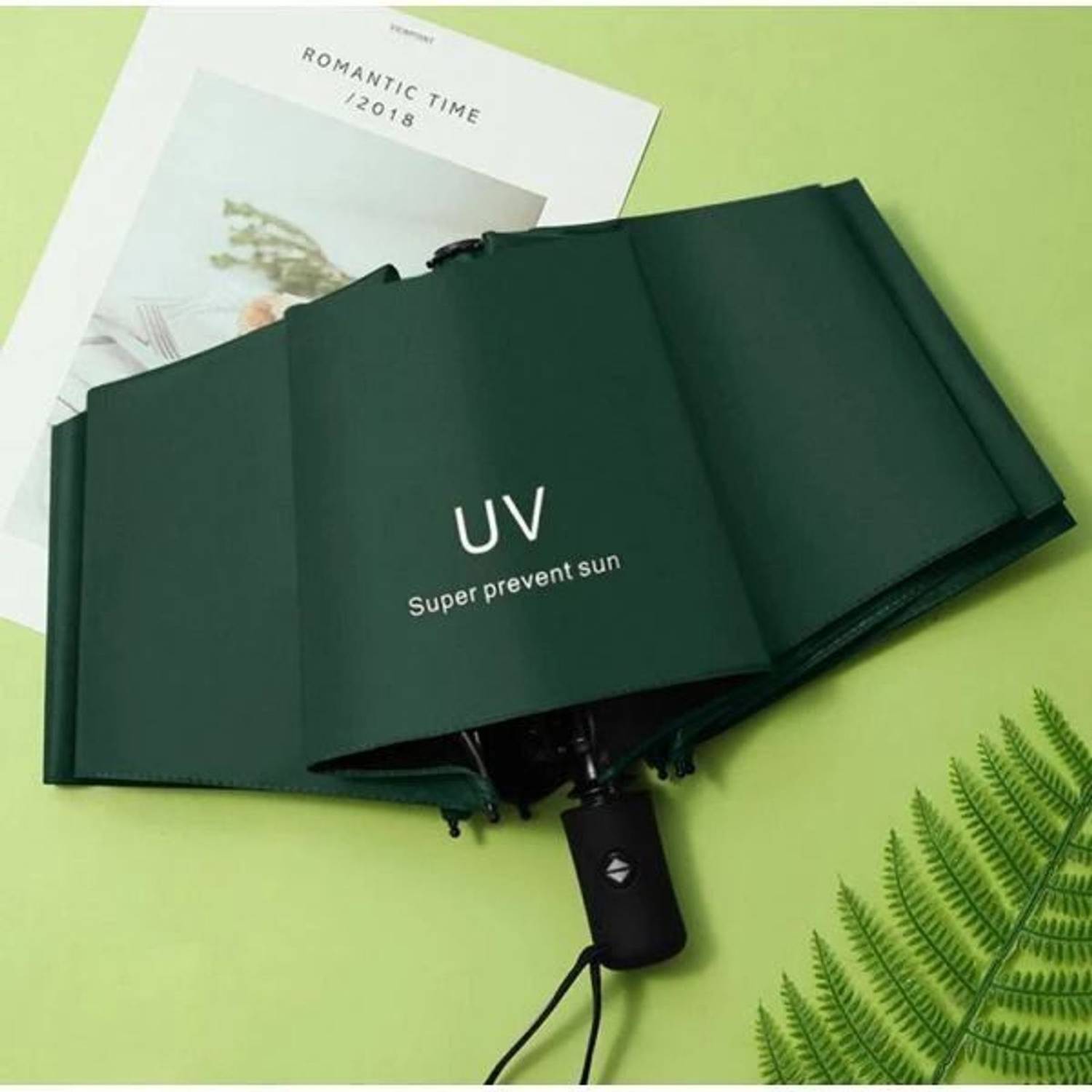 Umbrelix 3 Fold Fully Automatic Rain UV Protection Portable Foldable Travel Umbrella