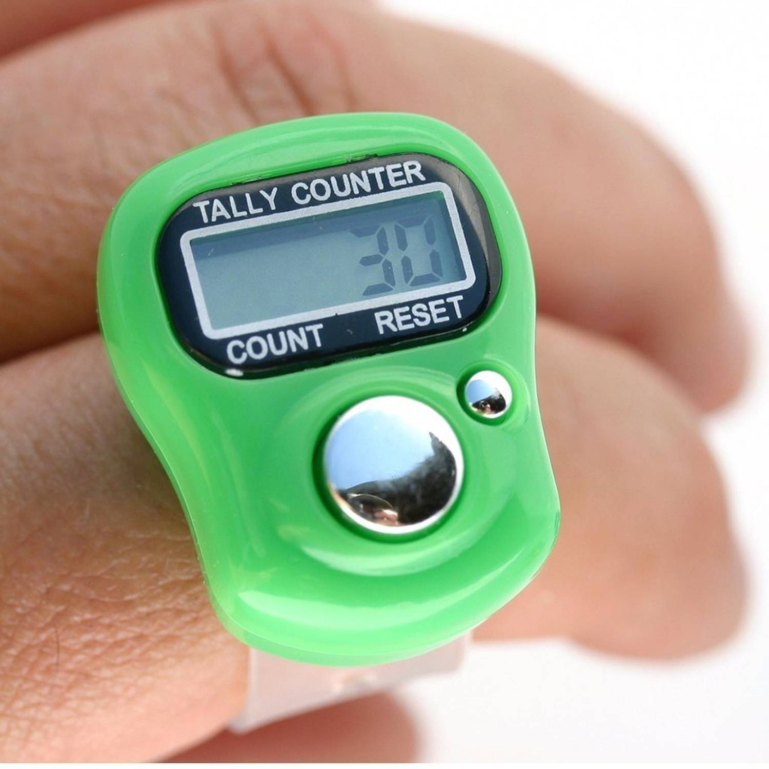 BRAND HOME Finger Counting Machine Digital Head Electronic Tally Mantra Counting Purpose Umpire Counter