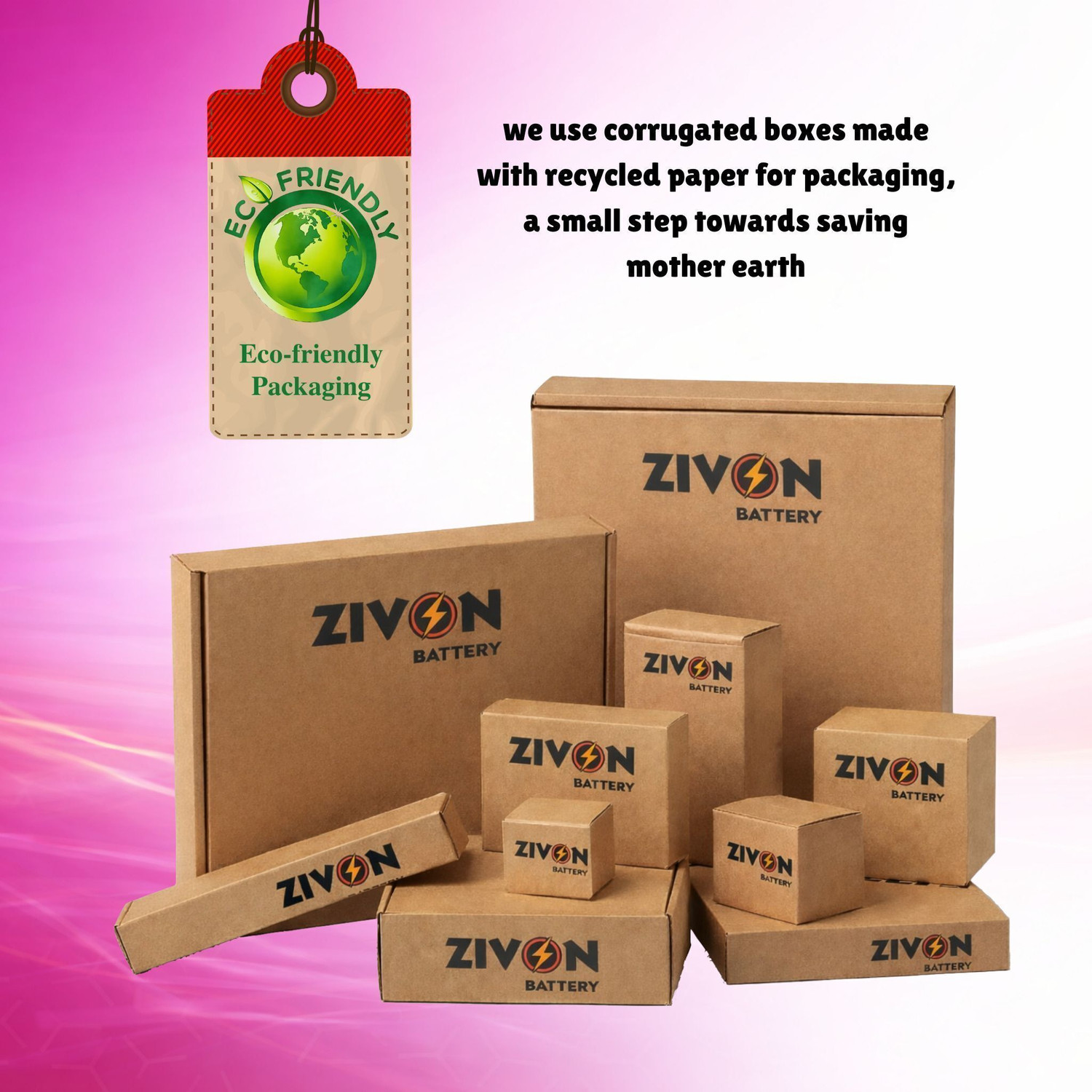 Image of ZIVON Lithium UPS Battery, 12V 9Ah Computer UPS Battery for 12 V Online /double-conversion Rack-mount Model, Tower Model UPS with Overload Protection 2 Outlet Plugs