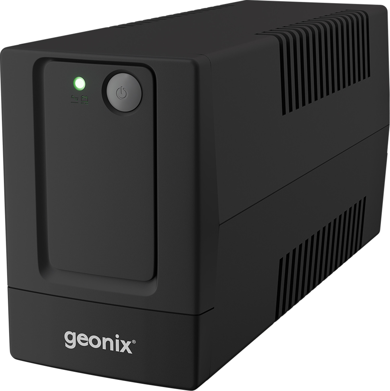 Image of GEONIX GXUPS600VA12 GXUPS600VA12 230 V Line-interactive Tower Model UPS with Overload Protection 3 Outlet Plugs