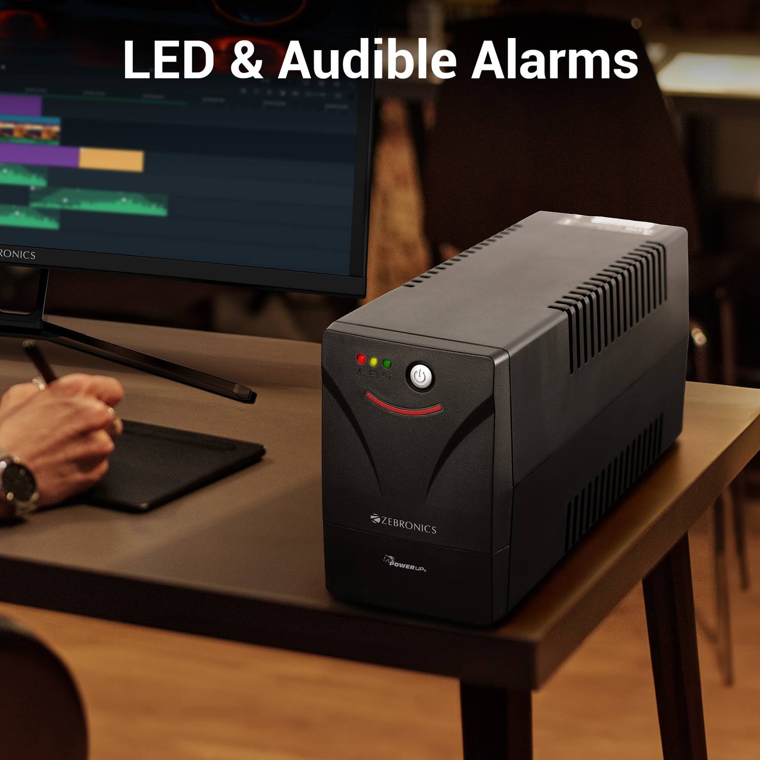 ZEBRONICS MLS755 600VA 360W Line-interactive UPS - Image 3