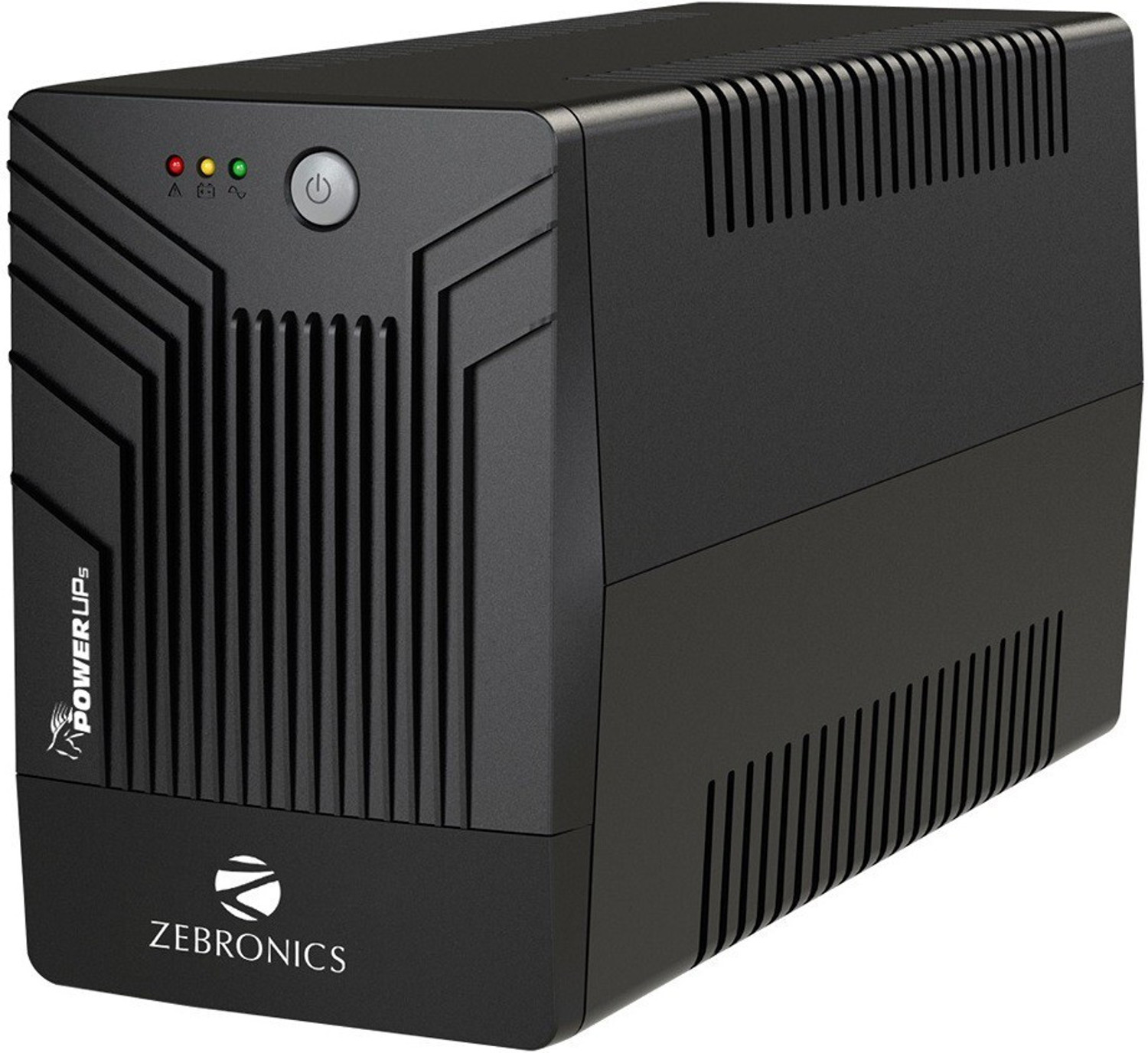 Image of ZEBRONICS Zeb-U1200 ZEB-U1200 1000 V Offline /Standby Tower Model UPS with Overload Protection 3 Outlet Plugs
