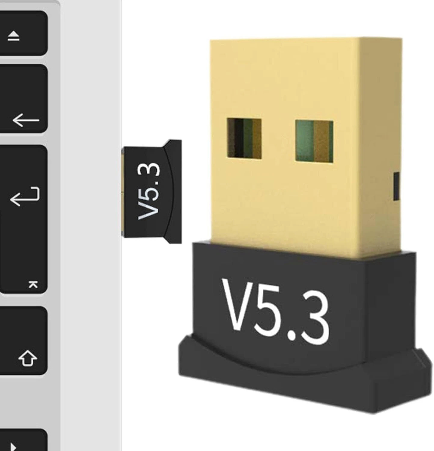 Image of OfPrises Bluetooth Dongle 5.3 For Desktop Laptop Computer 10m Network Adapter USB Adapter