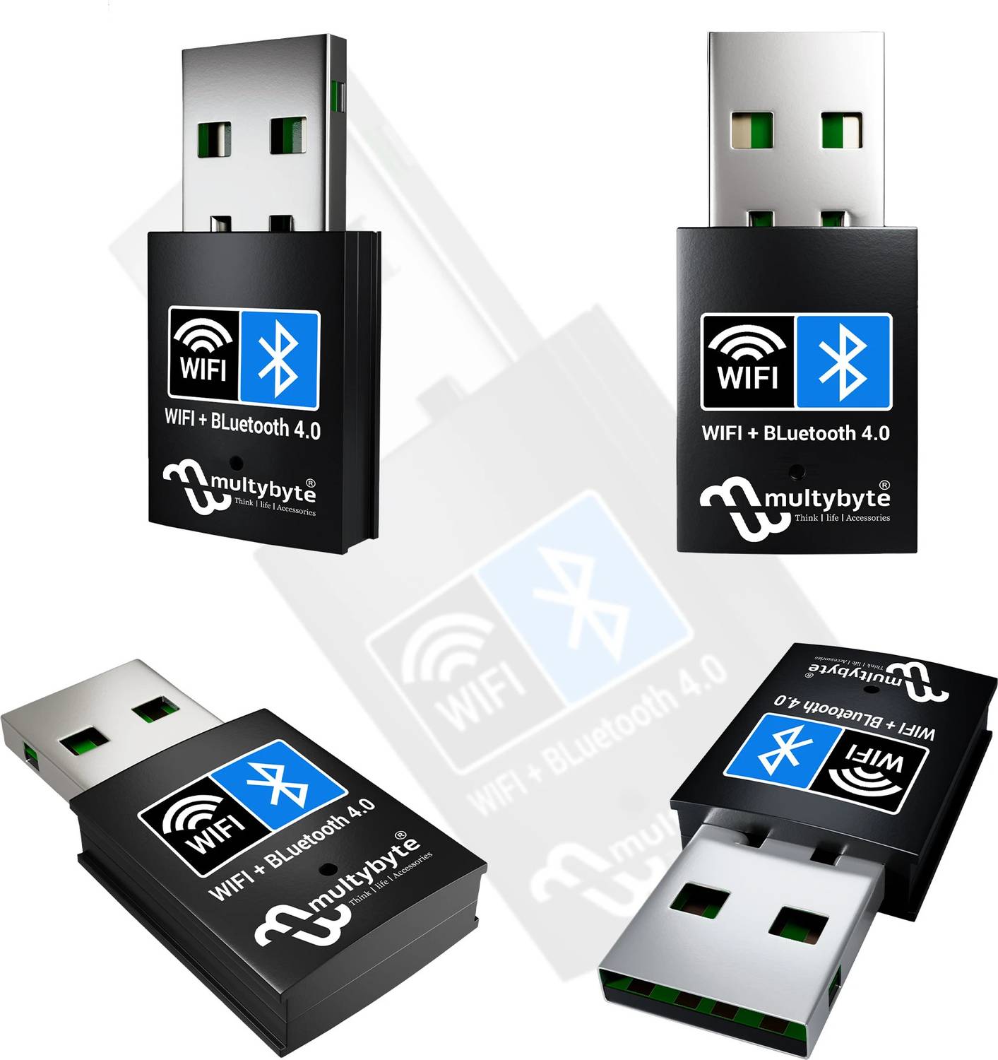 Multybyte USB Adapter 4.0 150Mbps WiFi+BT - Image 2