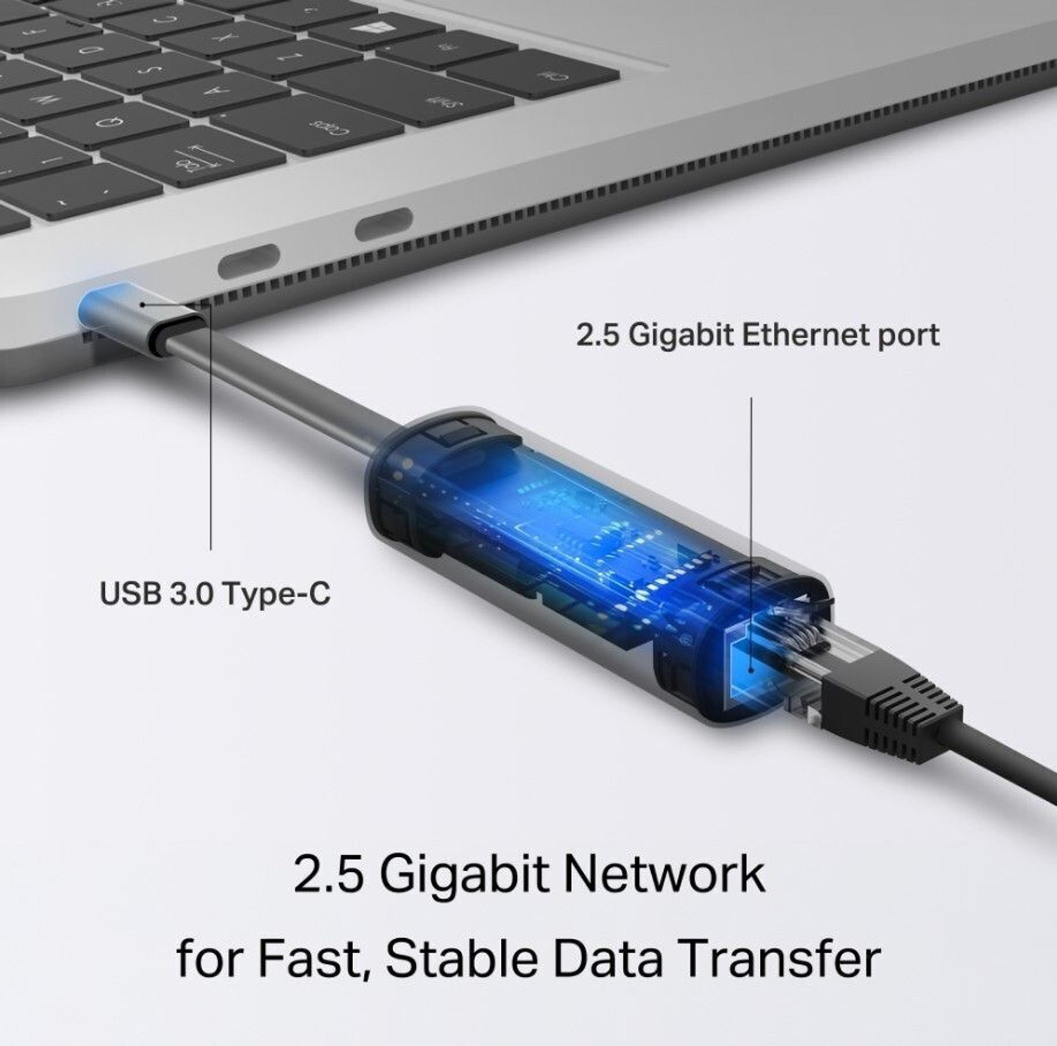 Image of TP-Link UE302C Ultra-Speed USB 3.0 Type-C to 2.5 Gigabit Ethernet Network Adapter USB Adapter
