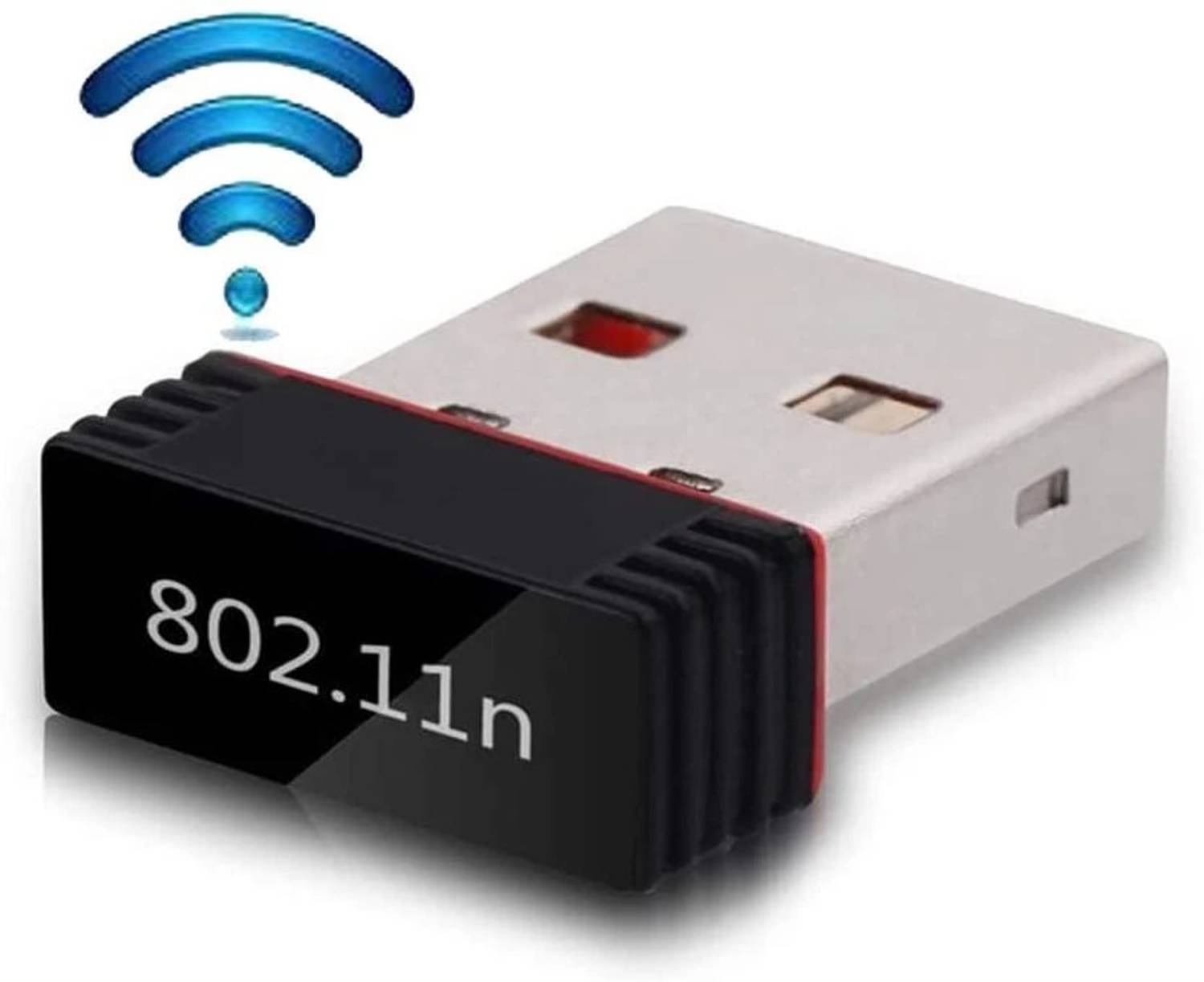 Bkc Mini Wifi Dongle Adapter With Upto 150 Mbps Speed For PC Data Card USB Adapter