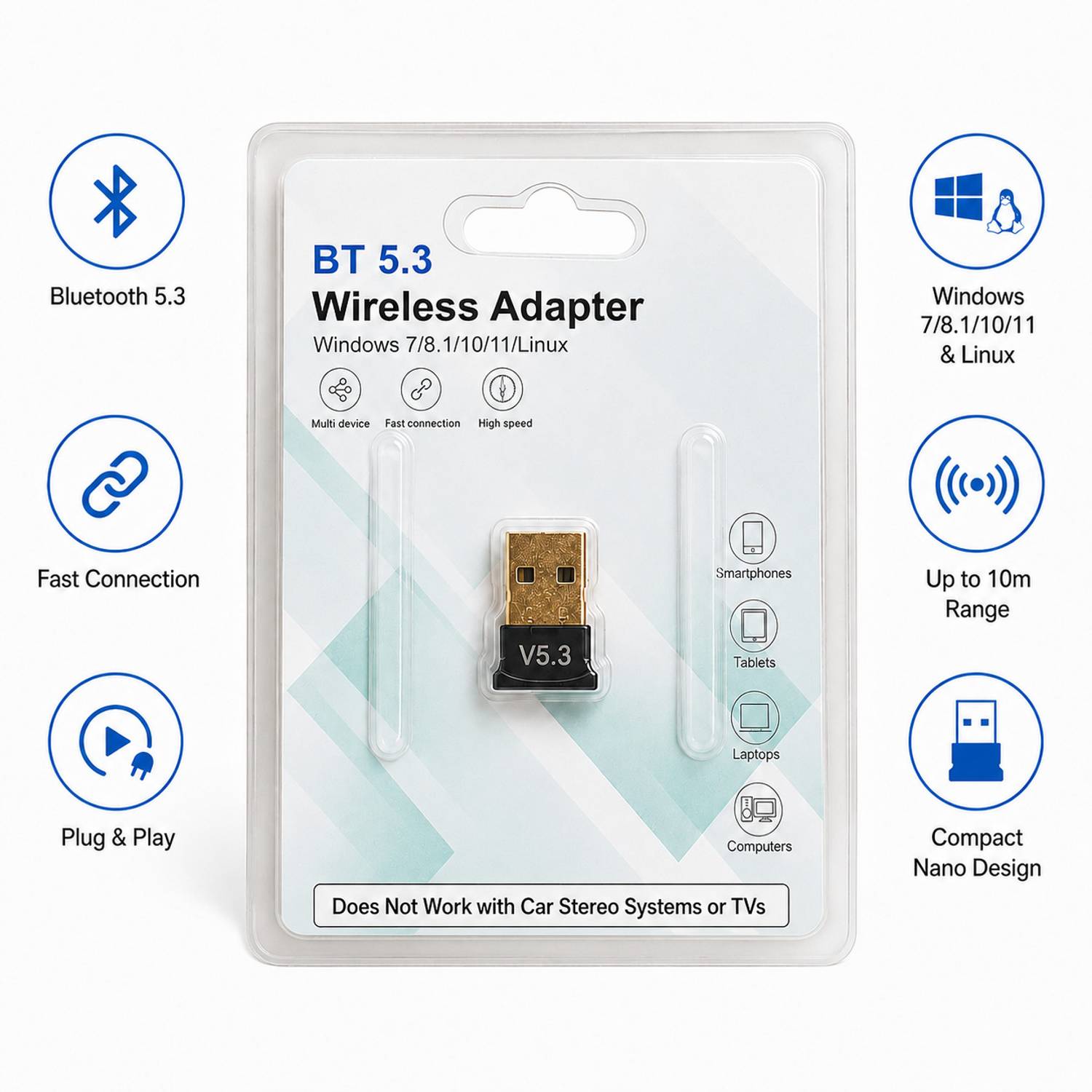 Dross Bluetooth 5.3 USB Dongle Adapter - Image 2