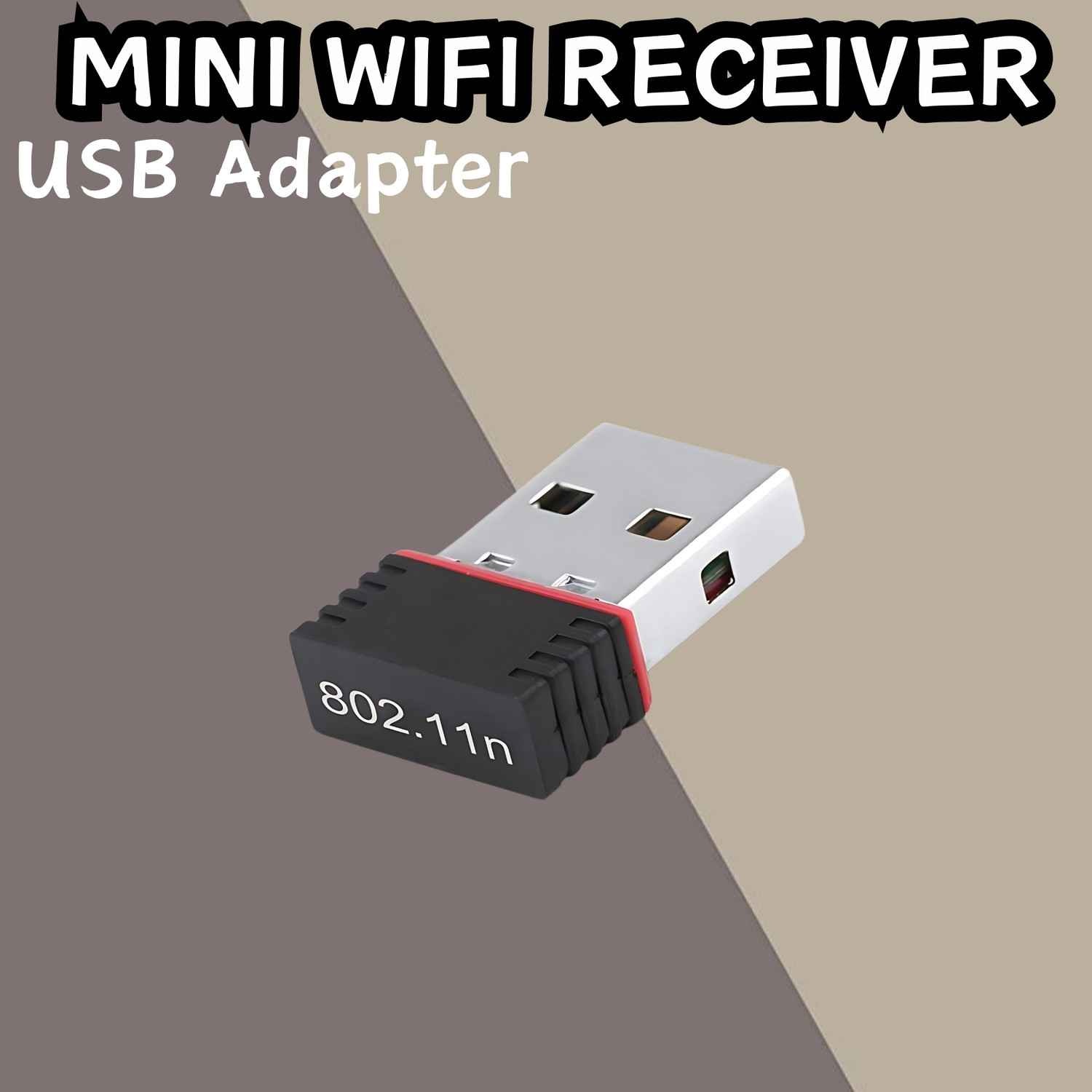 Image of Clairbell (Wi-Fi Receiver) with Multi-Device Connectivity For All Pc System and LaptopL92 USB Adapter