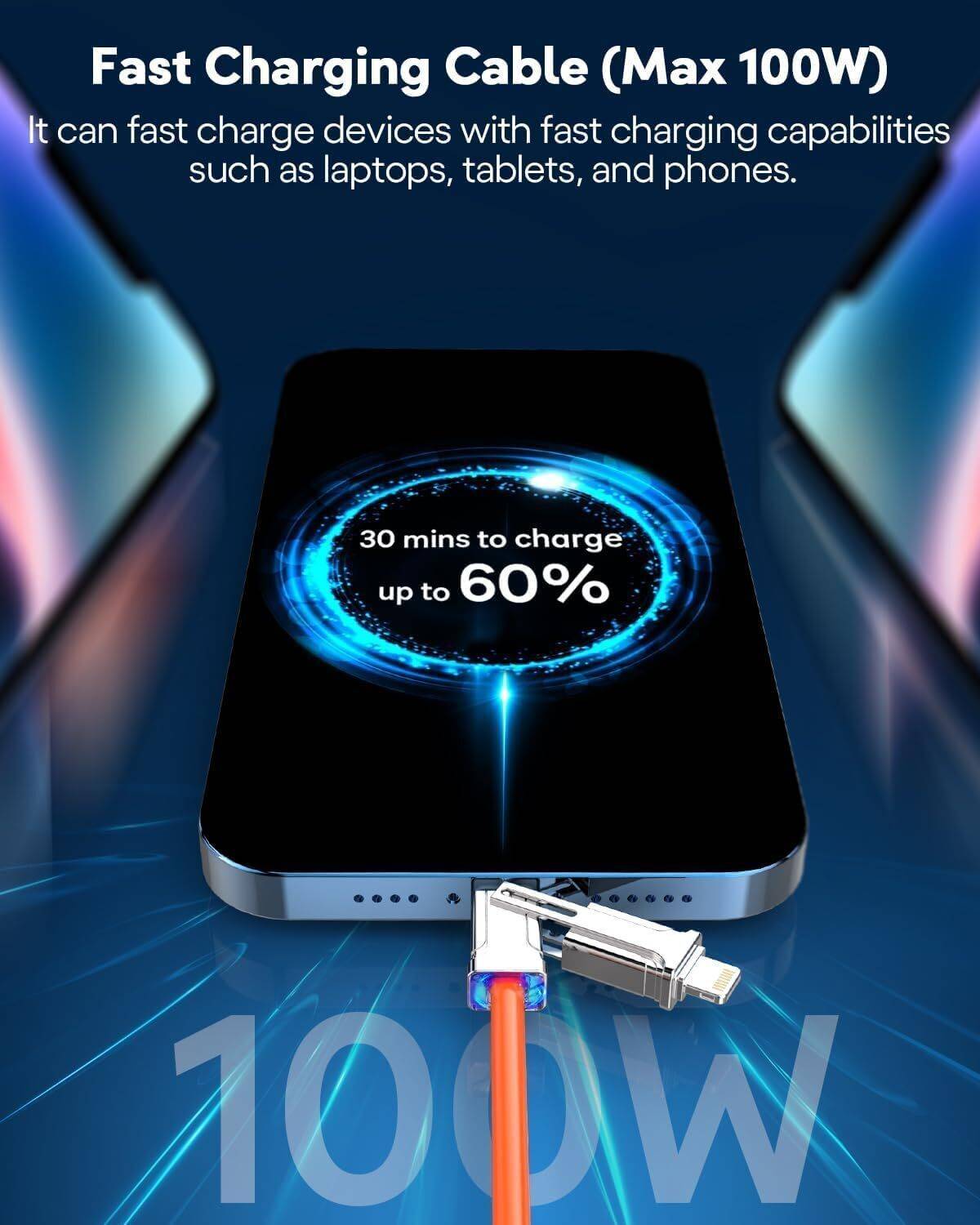 JNSM 4 in 1 Data Cable Fast Charging - Image 3