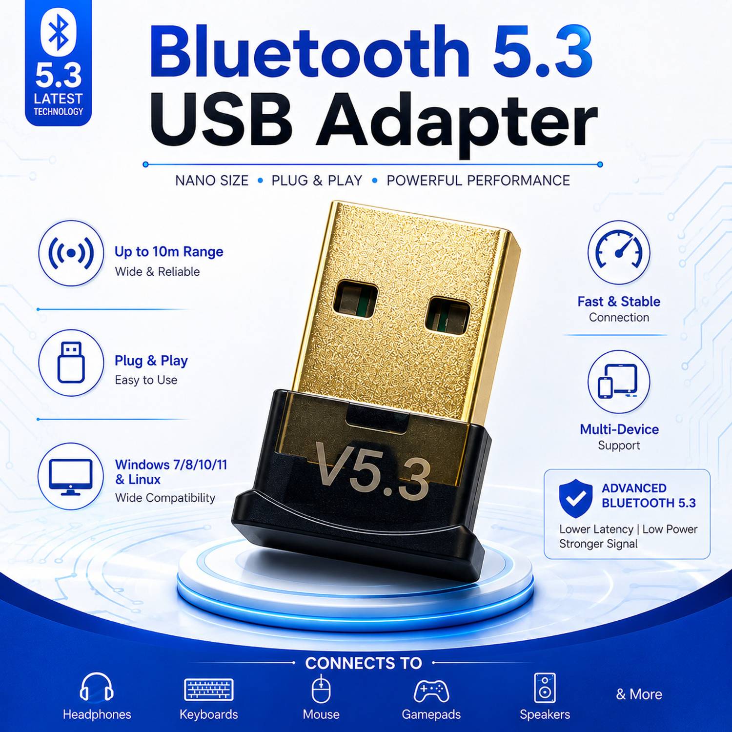 Dross Bluetooth 5.3 USB Dongle Adapter - Image 4