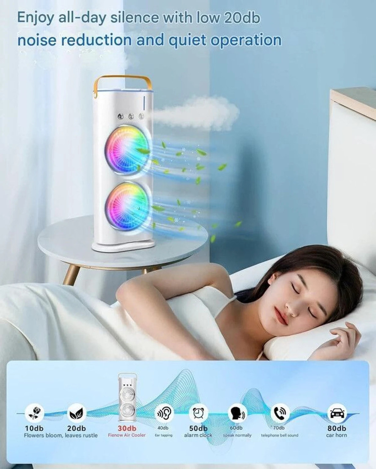 Image of prosthorep Portable Mini USB Air Cooler Fan | Personal Desktop Cooling Fan | Mini coller-1 USB Air Cooler