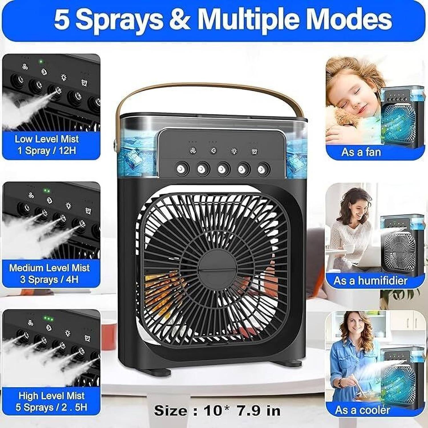 14 Fab Mini Table Fan 3 Mode Cooler14 Fab Mini Table Fan 3 Mode Cooler14 Fab USB Fan