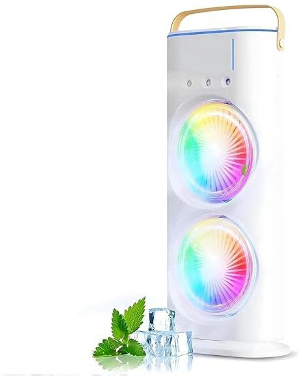 Image of Luranol Table Fan High Speed for Home,Desktop Fan,3 Speeds Usb TableFan for Home kitchen Mini Handheld Portable Rechargeable, Small Type-c charger cable USB Fan