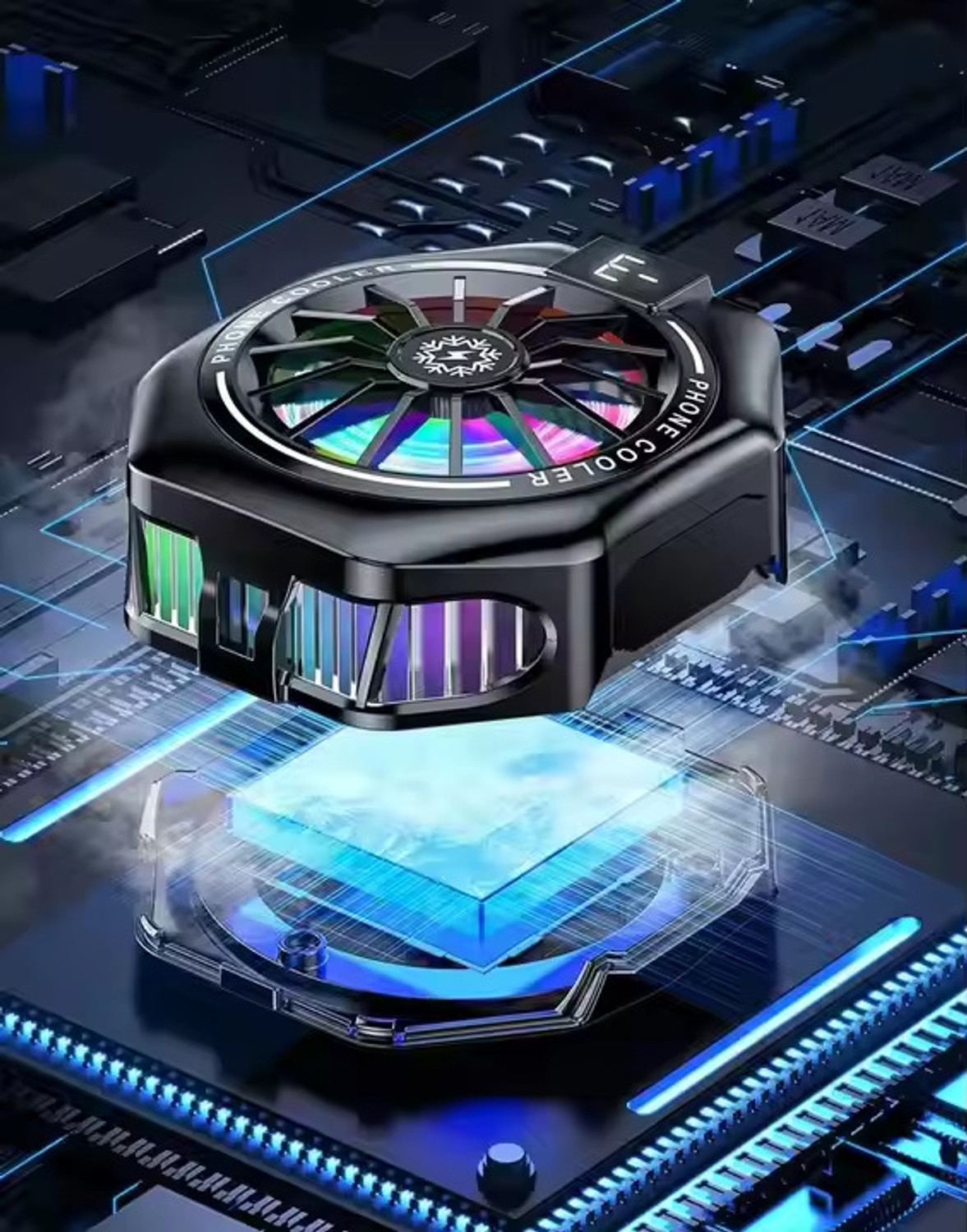 Image of Flipkart SmartBuy Smartphone Cooling Fan Gaming Flexible Smartphone Cooling Semiconductor TL05 Smartphone Cooling Fan USB Fan