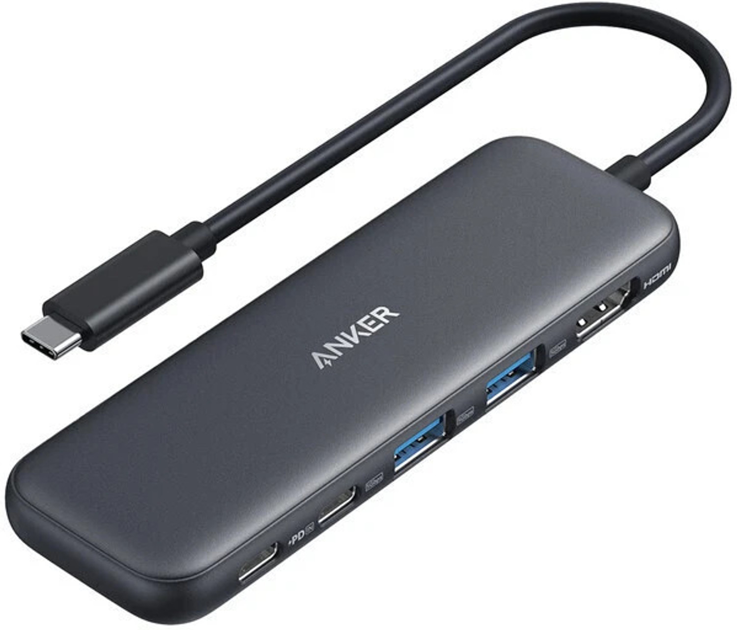 Image of Anker 5-in-1 USB C Hub for MacBook and other Compatible Devices 332 USB-C and USB-A USB Hub