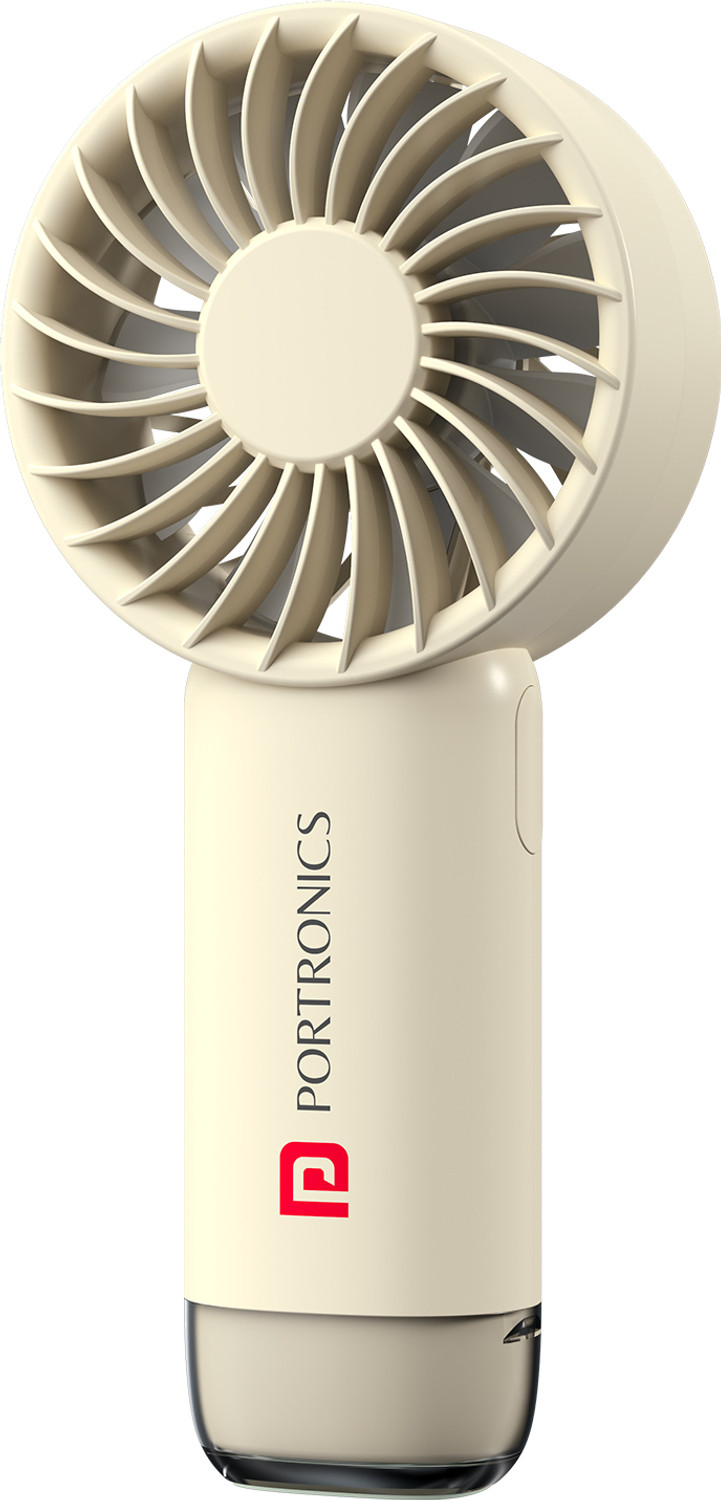 Image of Portronics Toofan Mini 2 Rechargeable BLDC Personal Hand Fan, 4000mAh Battery & 6000 RPM POR-3545 Rechargeable Fan