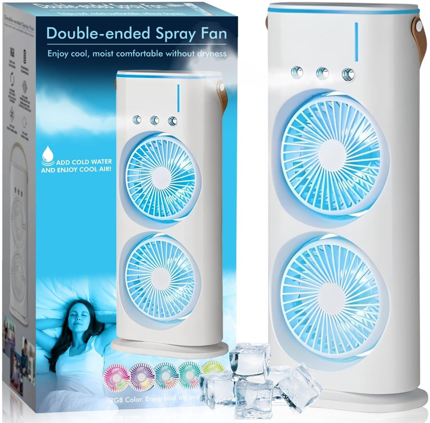 Image of CITRODA USB Rechargeable table | Desk Fan for Home Office Travel | USB Fan Mini with 1 Year Warranty Silent Operation Table Fan