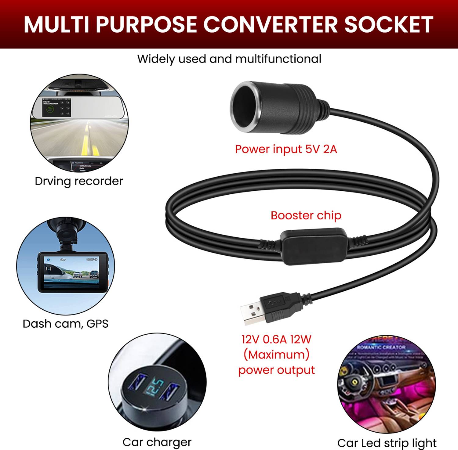 does the cigarette lighter have a fuse DR-07 12V-24V Car Cigarette Lighter Socket