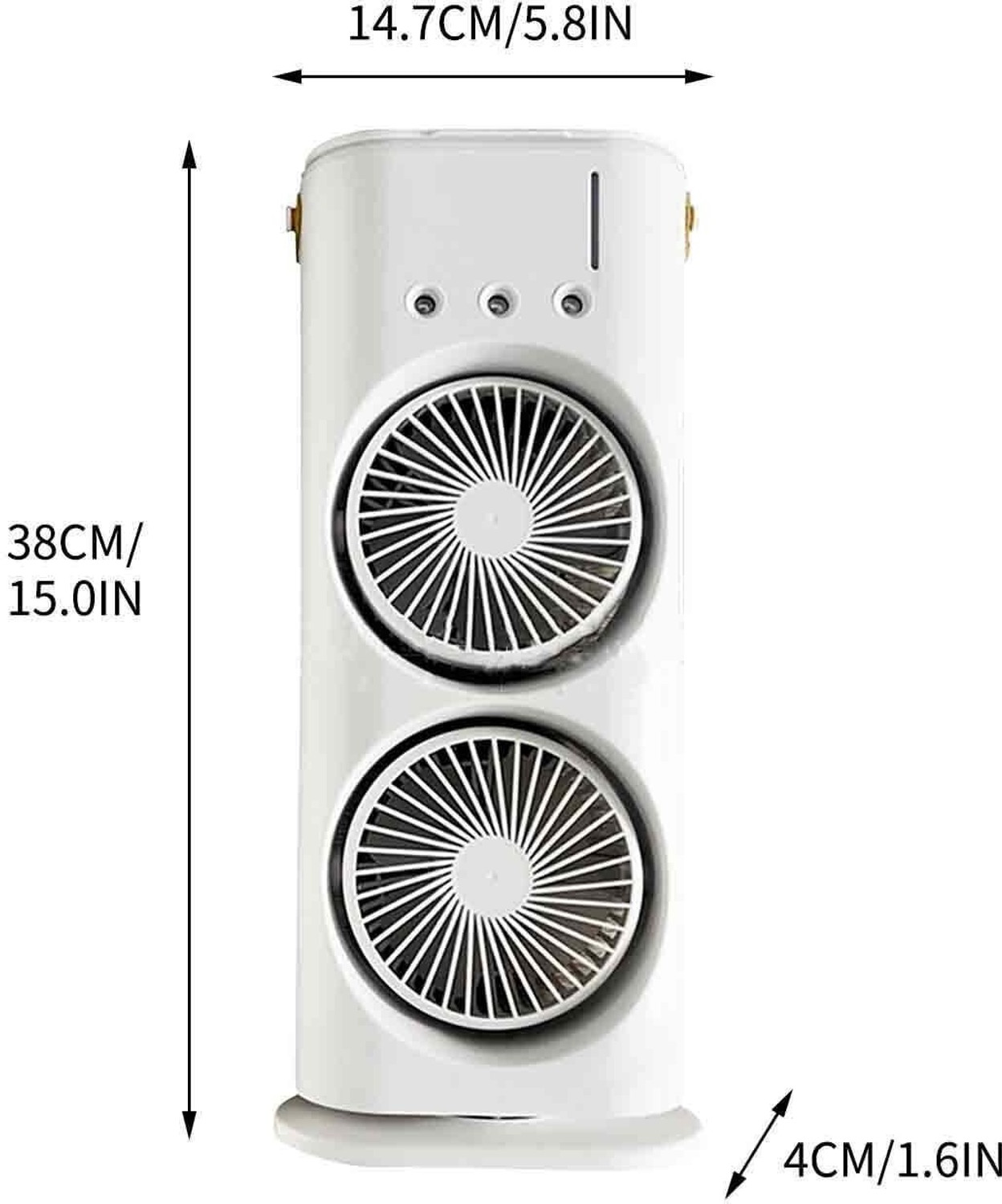Image of Luranol Table Fan High Speed for Home,Desktop Fan,3 Speeds Usb TableFan for Home kitchen Mini Handheld Portable Rechargeable, Small Type-c charger cable USB Fan