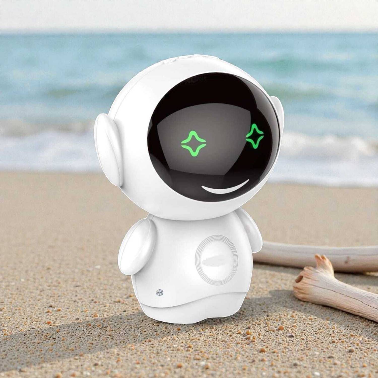 Smyl ROBO 8W Bluetooth Speaker White - Image 1