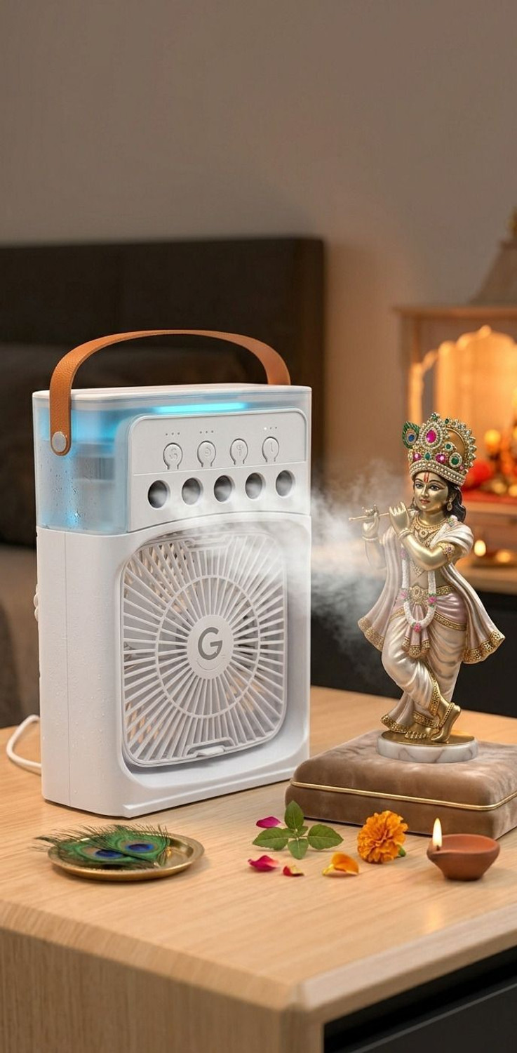 Image of frigid Mini Portable Cooling Fan, Desk Table Fan for Home Office Bedroom Travel 003 USB Air Cooler