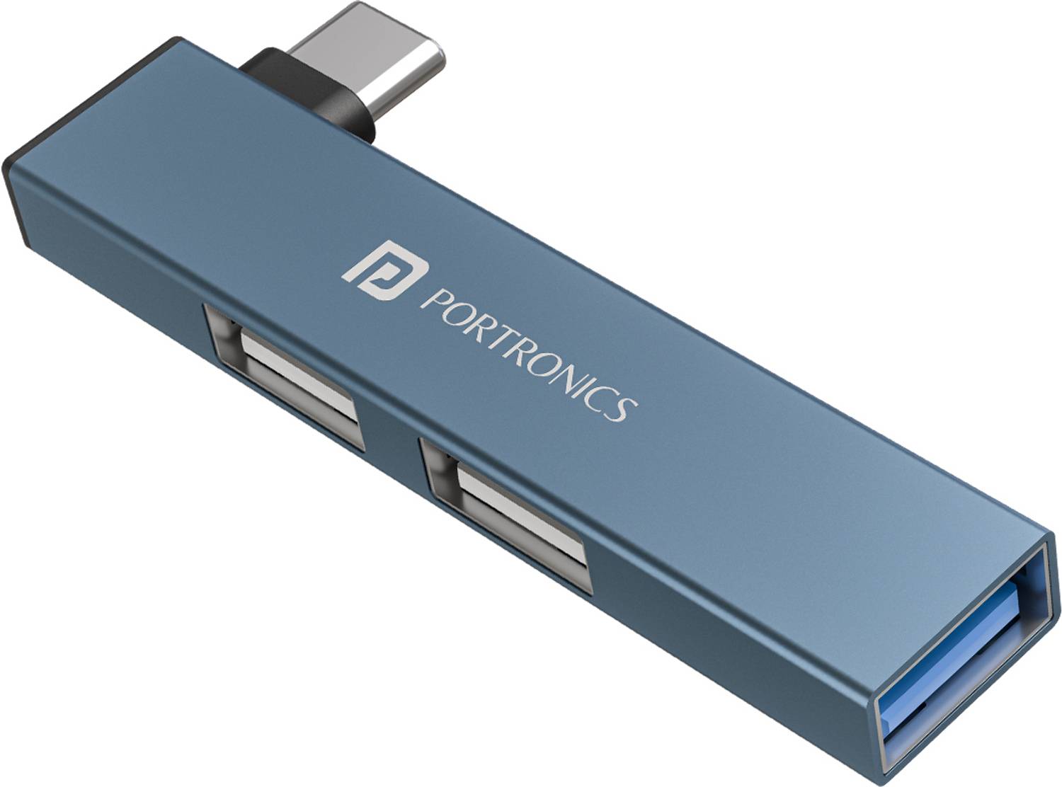 Portronics Mport Mino C USB-C Hub with 3 USB Ports, Type C Plug,
