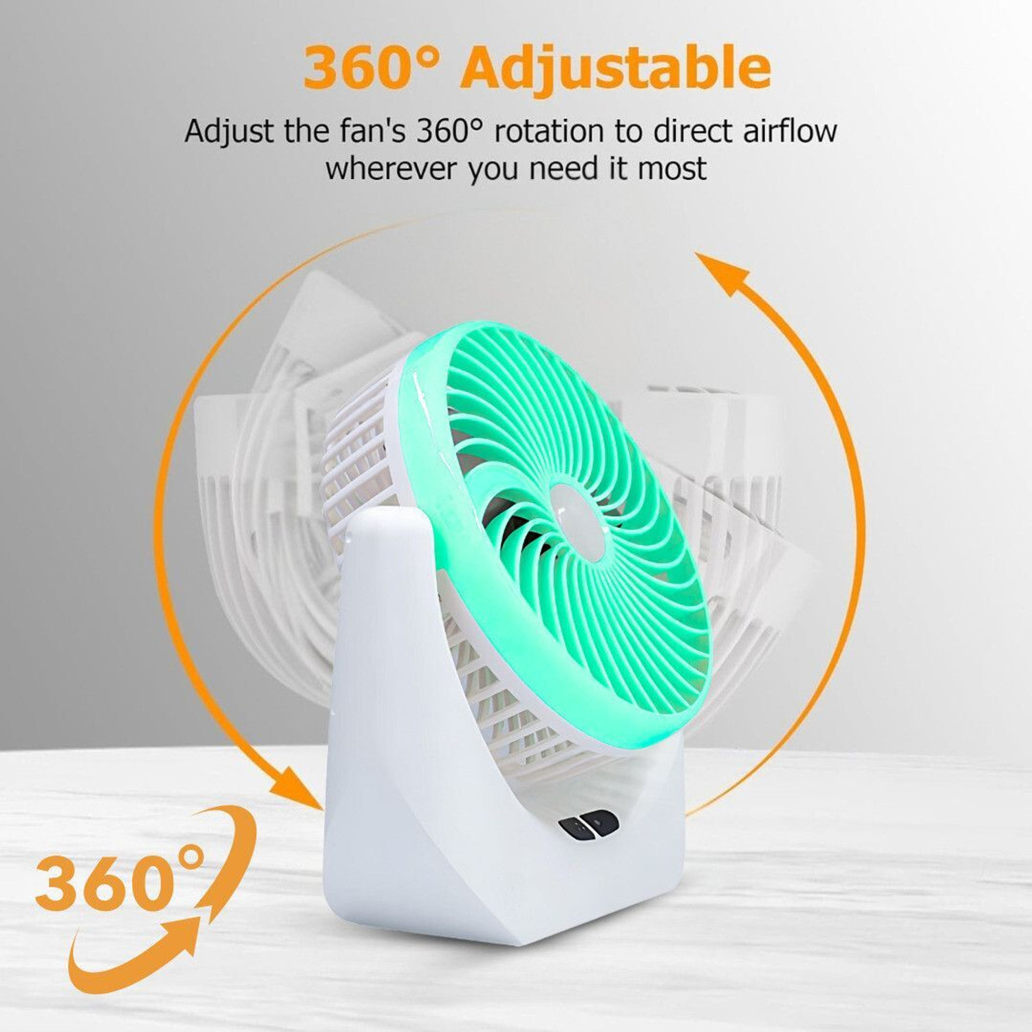 Image of NexusCool portable USB table fan TT 229 Ultra High Speed 1400 mm Table Fan