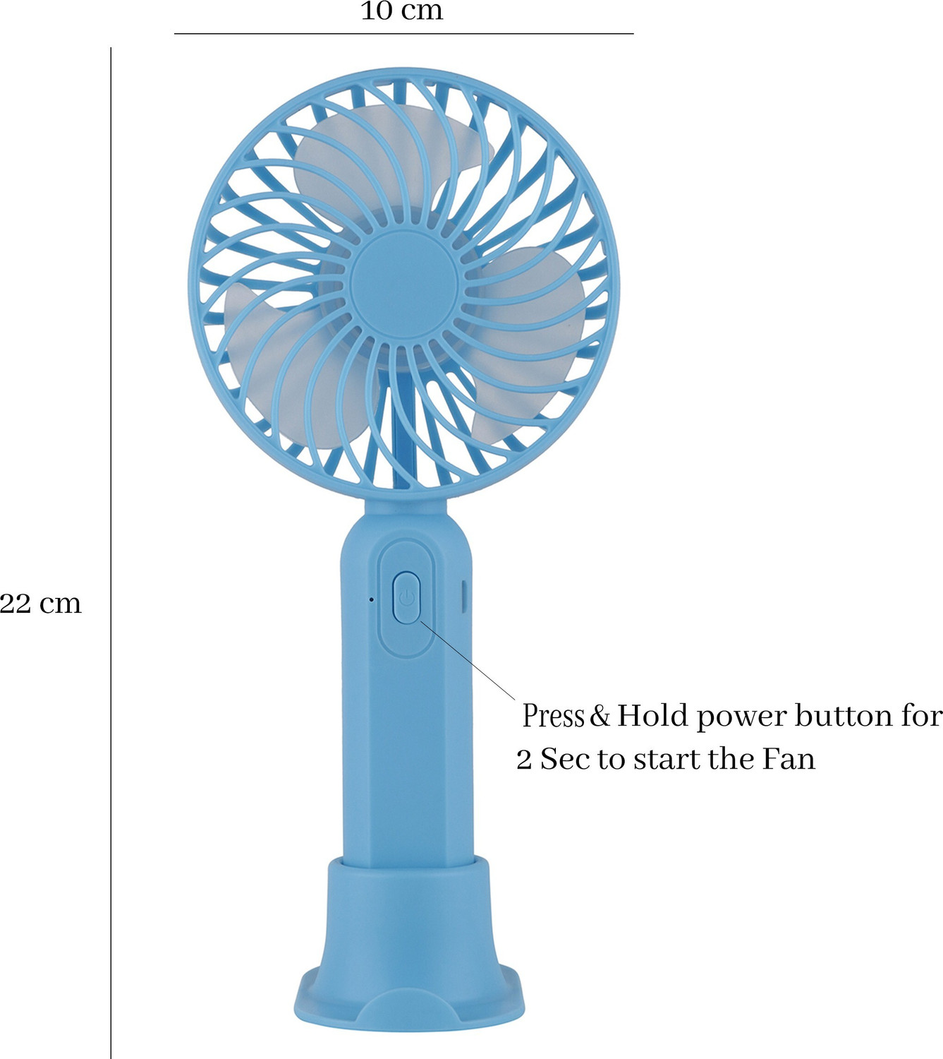 Image of TG S9 (RECHARGEABLE PORTABLE USB FAN) 800mAh Battery USB Fan
